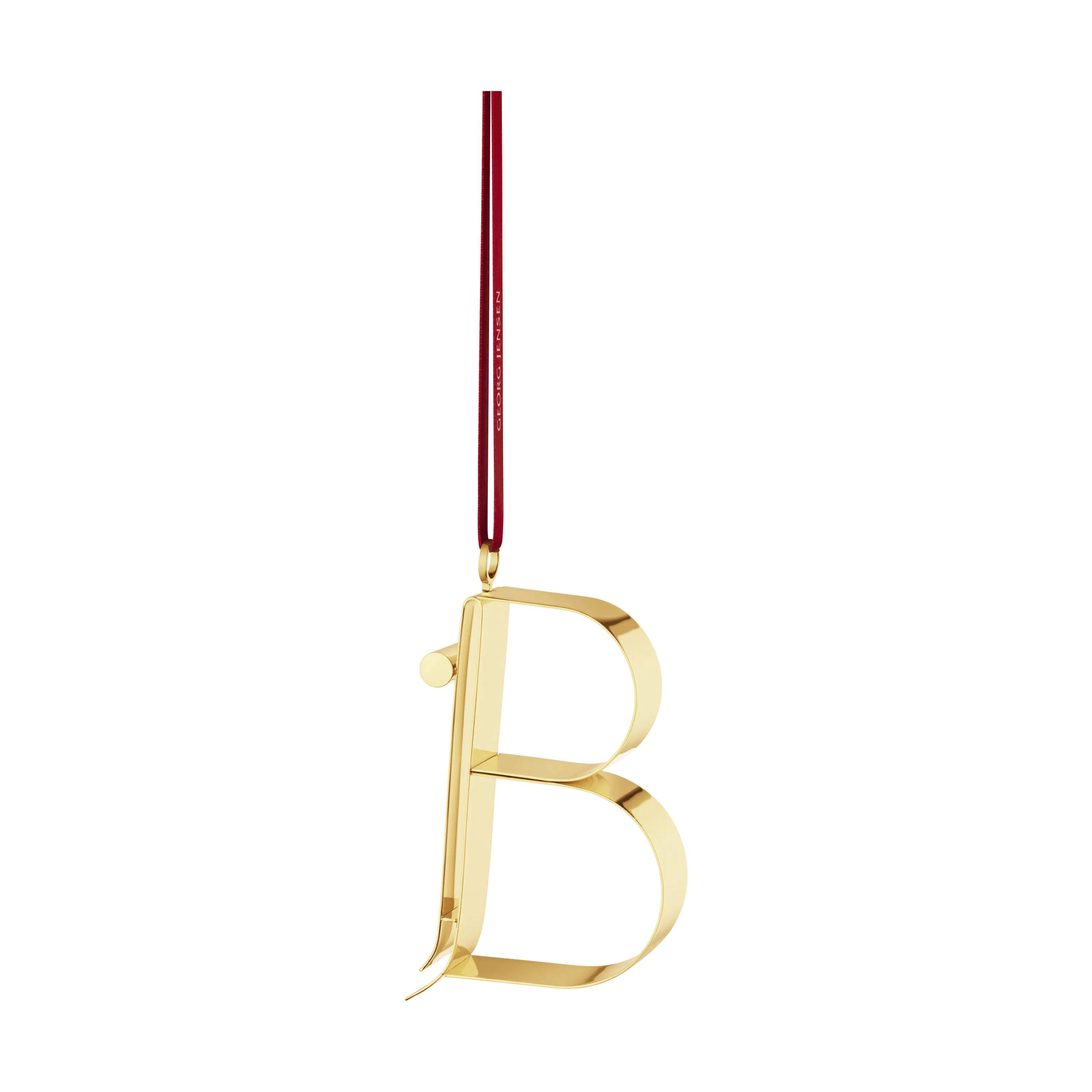 Georg Jensen Juleophæng Seasonal Christmas Collection Bogstavornament - B i B, 1