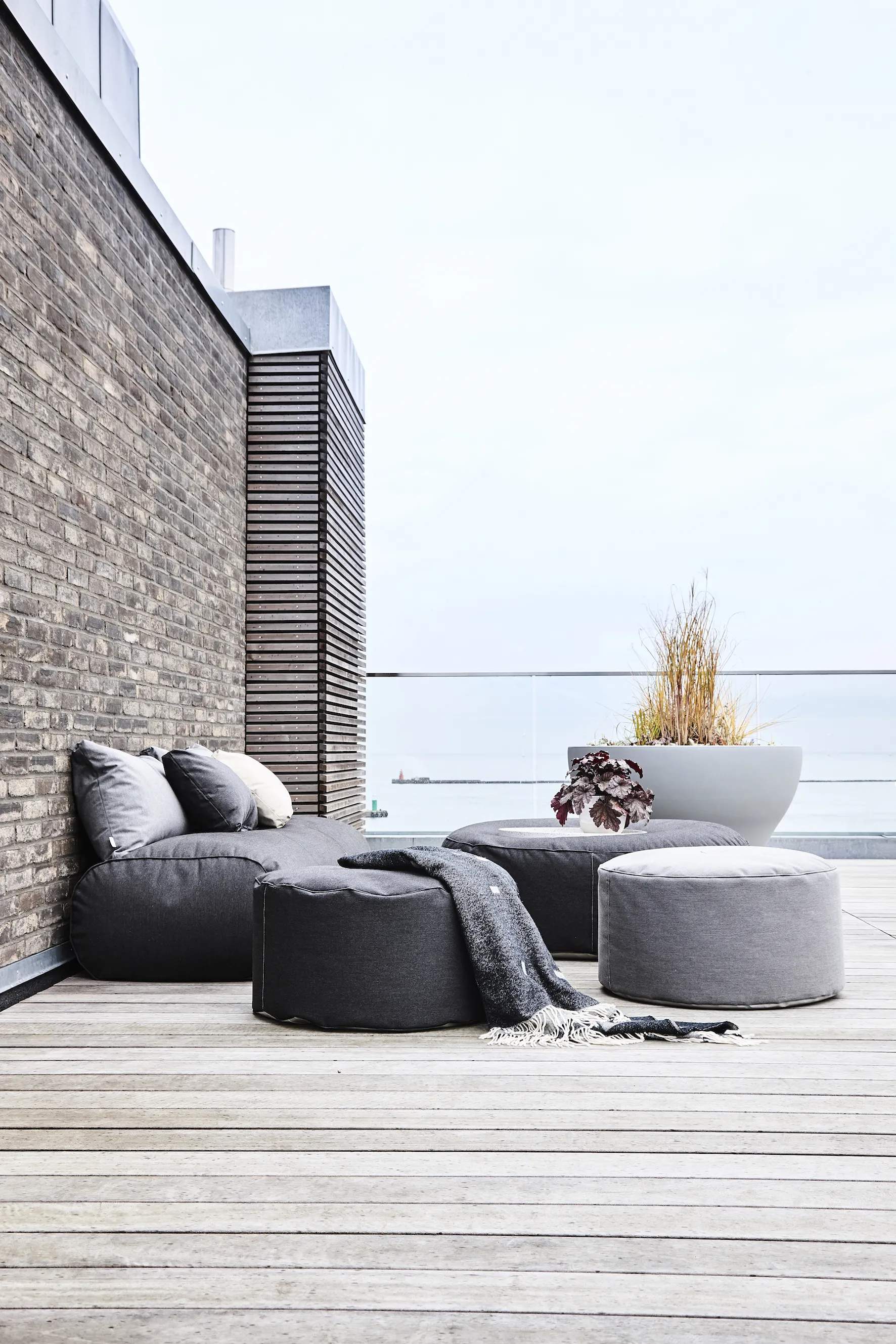 TRIMM Copenhagen Liggestole Mini Rocket Rocket Daybed i Grey, 180 cm, 2