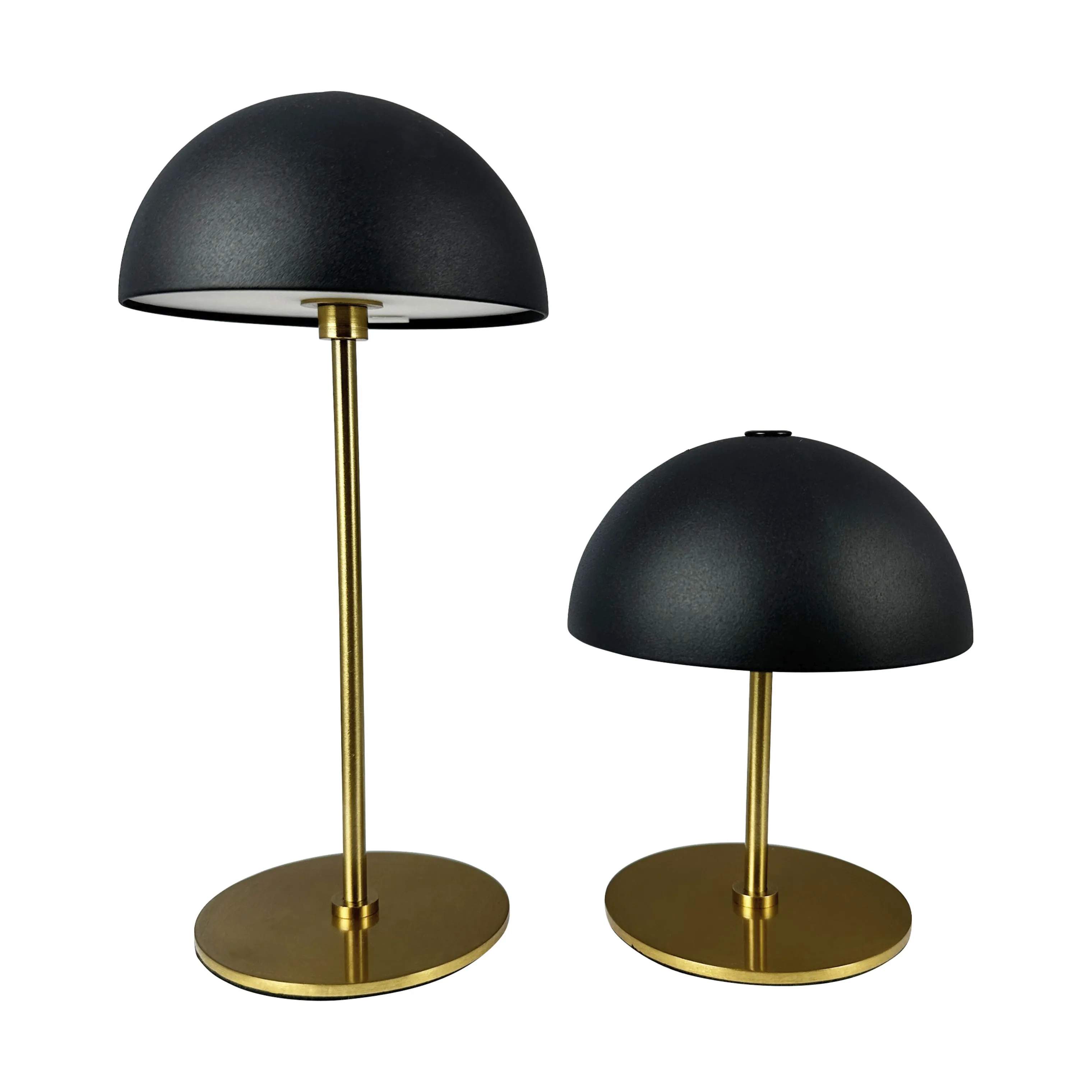 Dyberg Larsen LED-lamper Along LED-Bordlampe - 2 stk i Sort/ Messing, 1