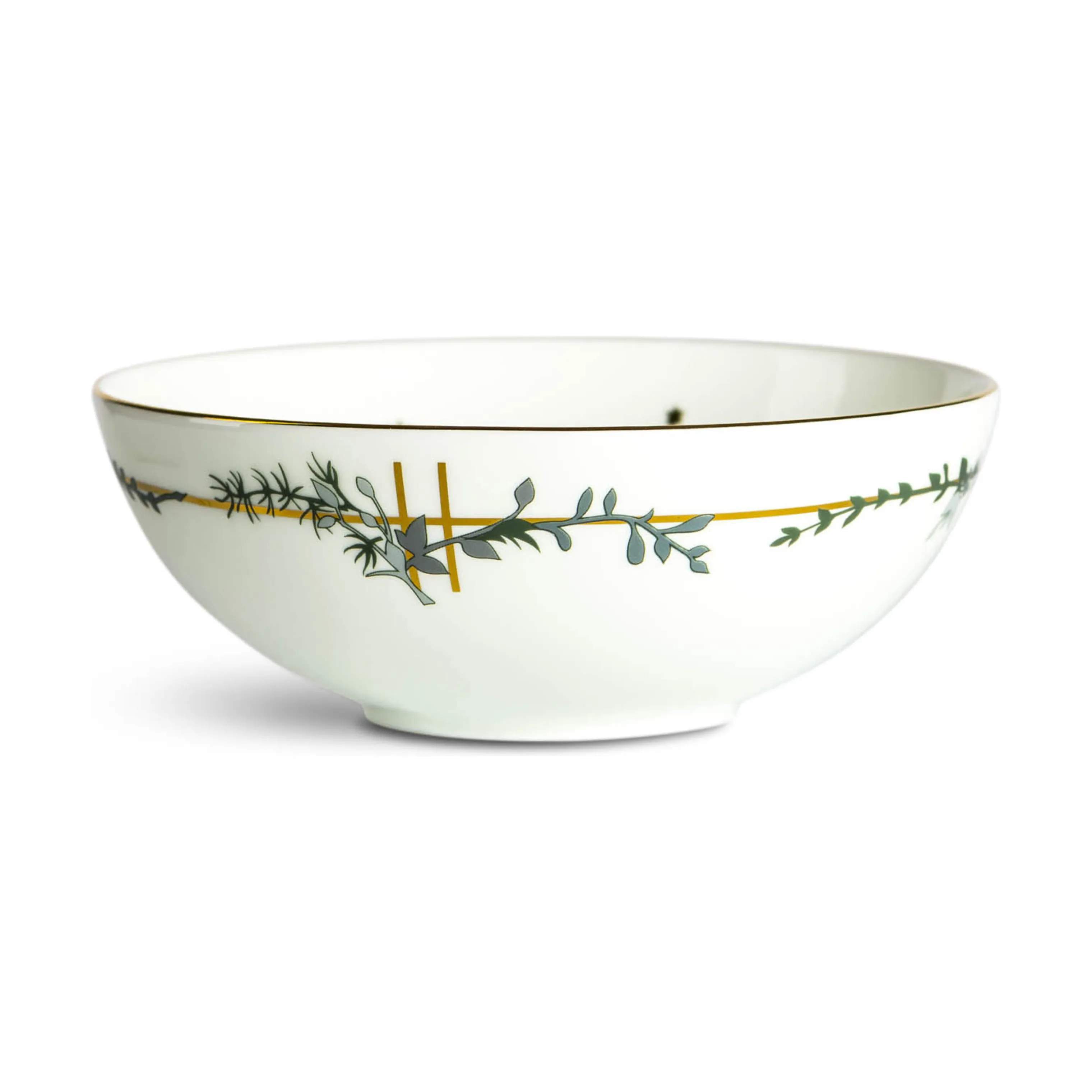 Jette Frölich Design Serveringsskåle Vinterstjerner Design Funklende Stjerne Dyb Tallerken i Hvid, 15 cm, 1