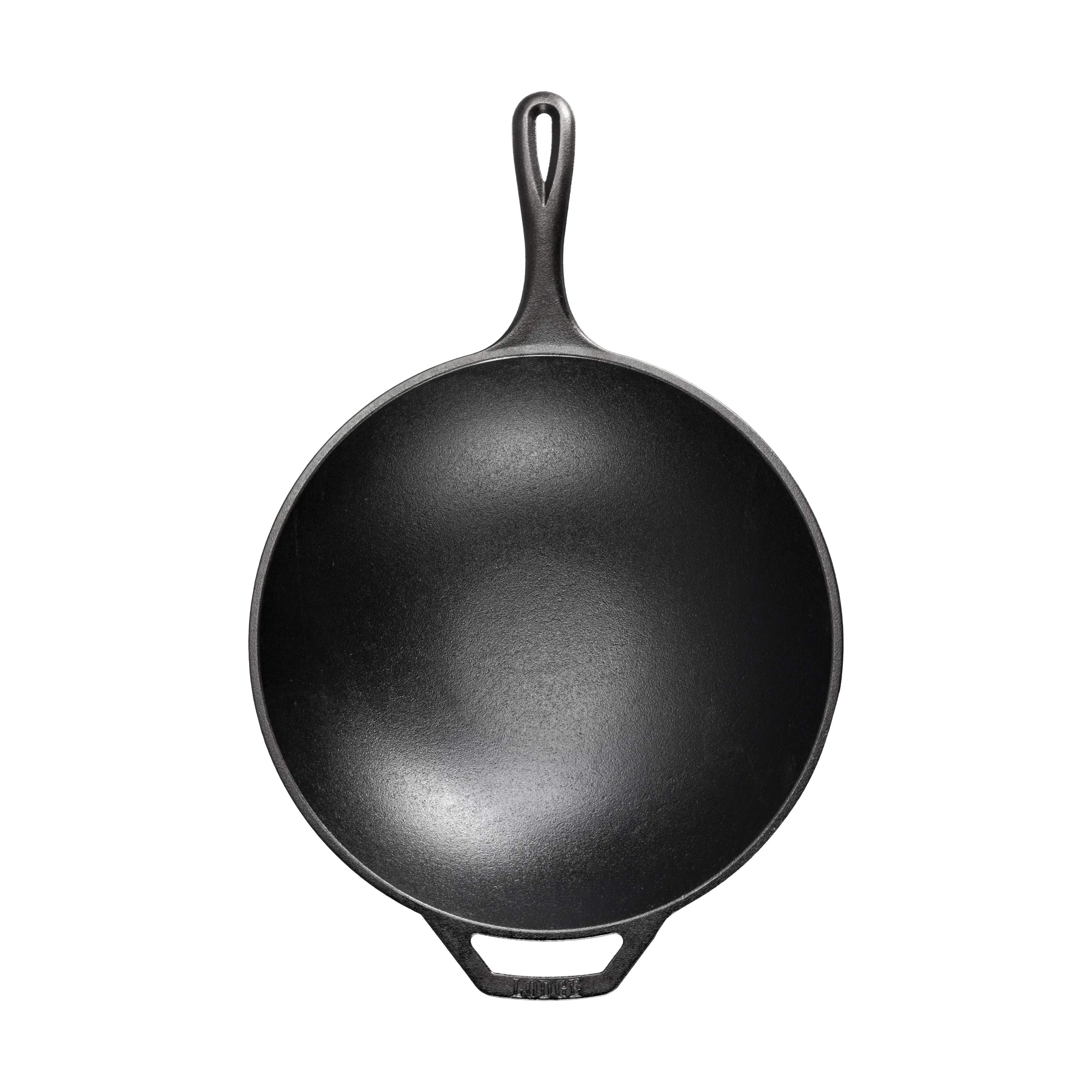 Lodge Cast Iron Wokpander Chefs Chef Wokpande i Sort, 4
