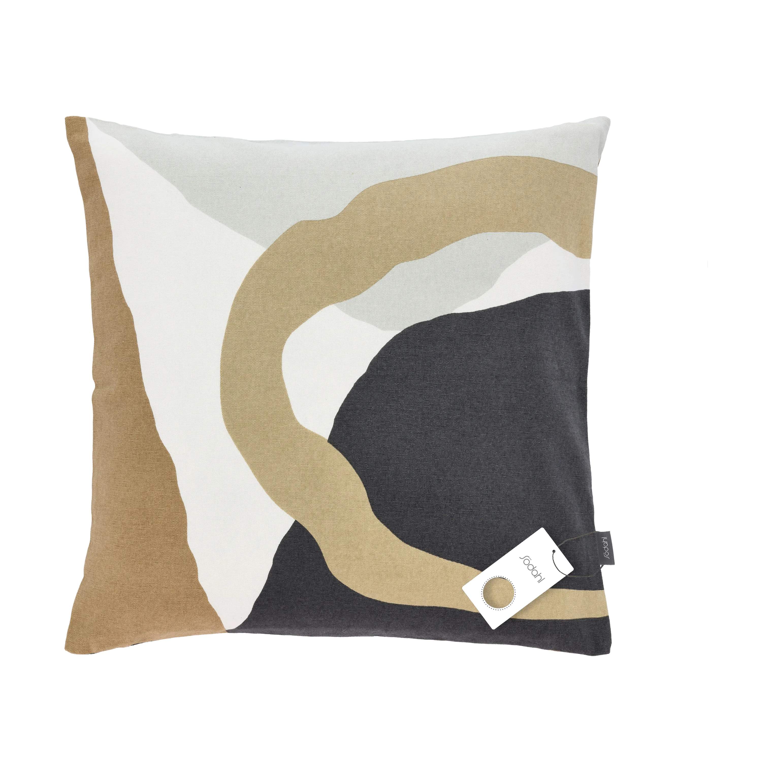 Södahl Pyntepuder Collage Pude i Warm Taupe, 4