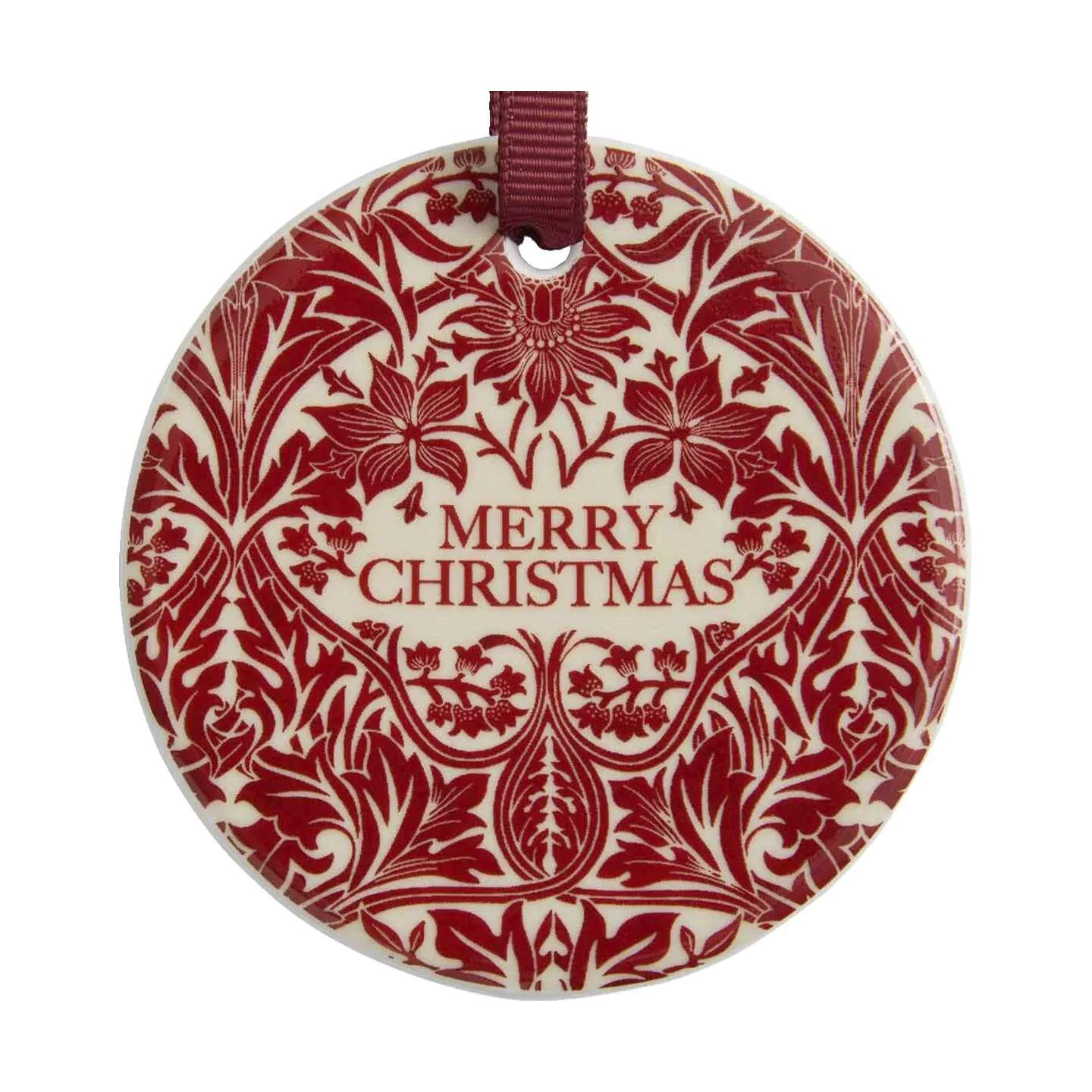 Spode Juleophæng Morris & Co Juleophæng - 2 stk. i Rød/grøn/hvid, 4