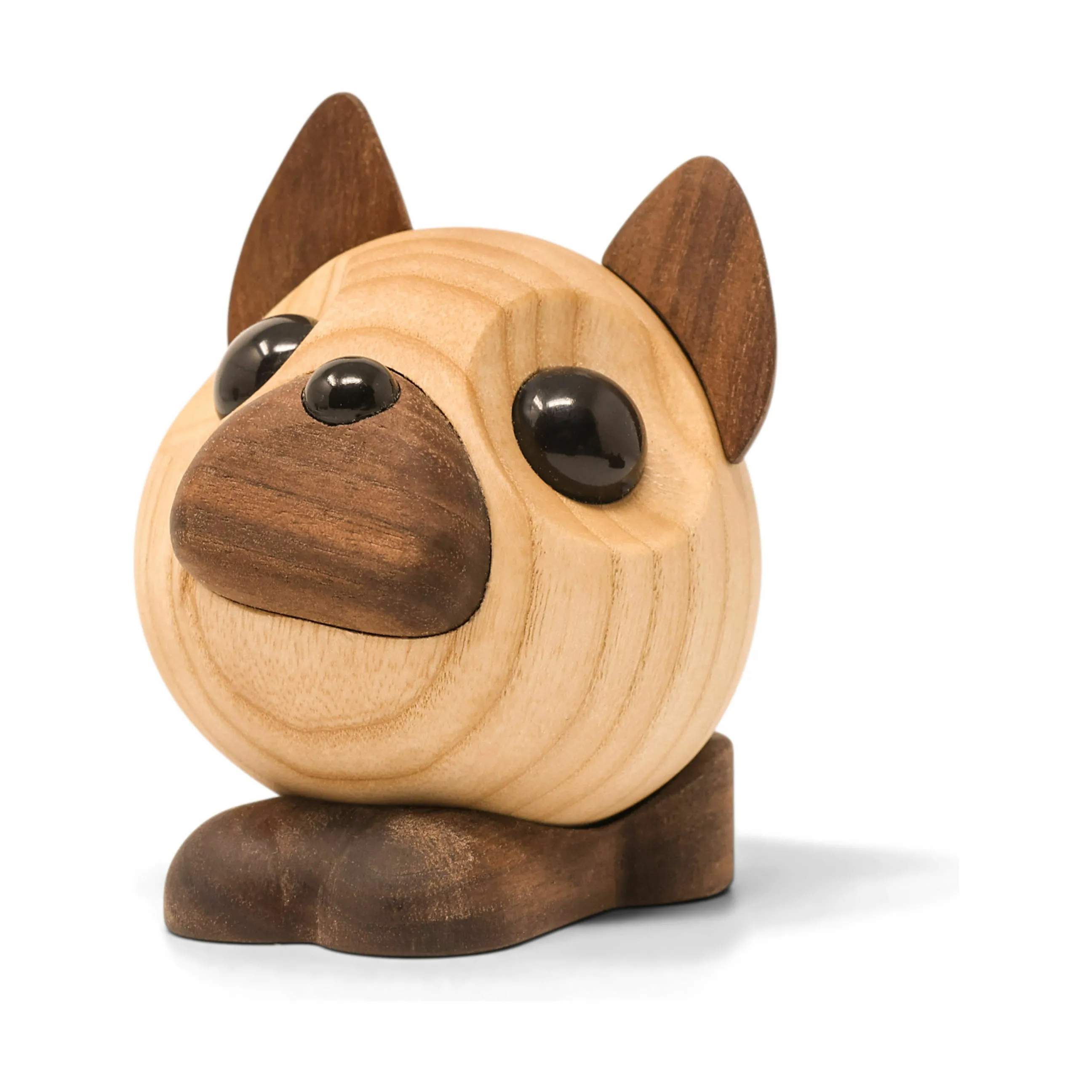 FableWood Dyrefigurer Pick Me Up Fransk Bulldog - Benny i Asketræ, 4