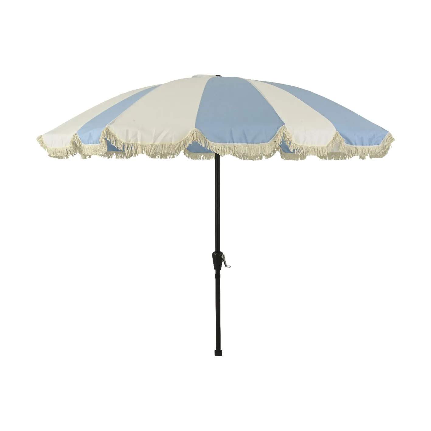 CASA Living Parasoller Parasol i Hvid/lyseblå, 1