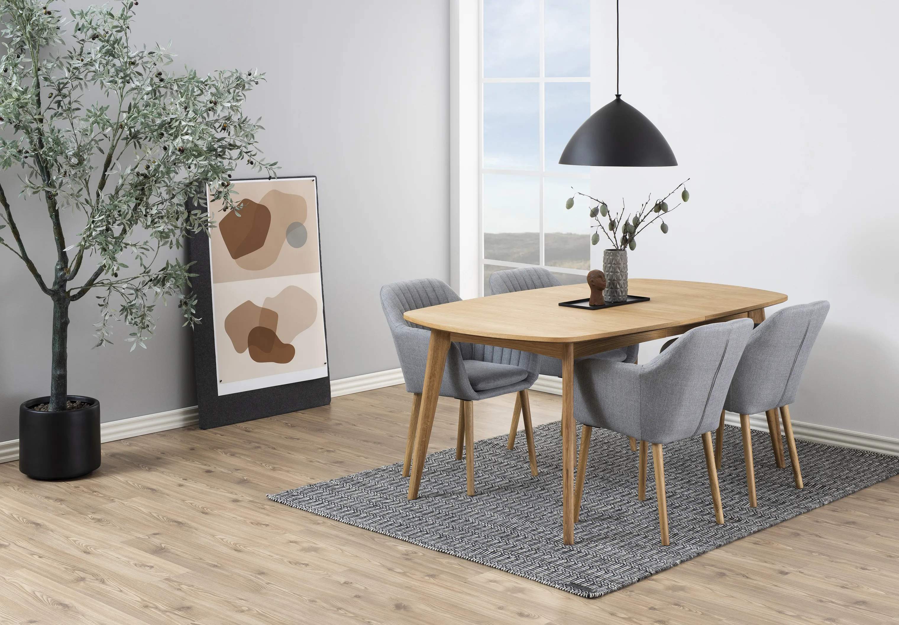 CASA Living Spiseborde Marte Spisebord i Natur, 2
