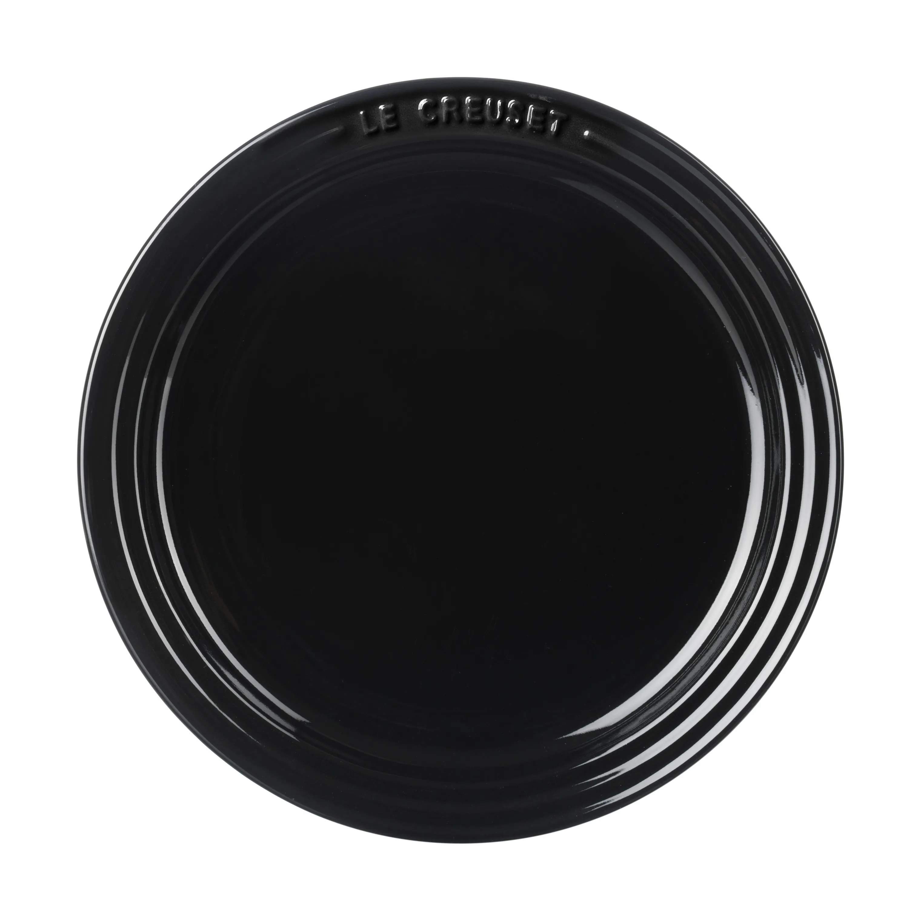 Desserttallerken, black, large