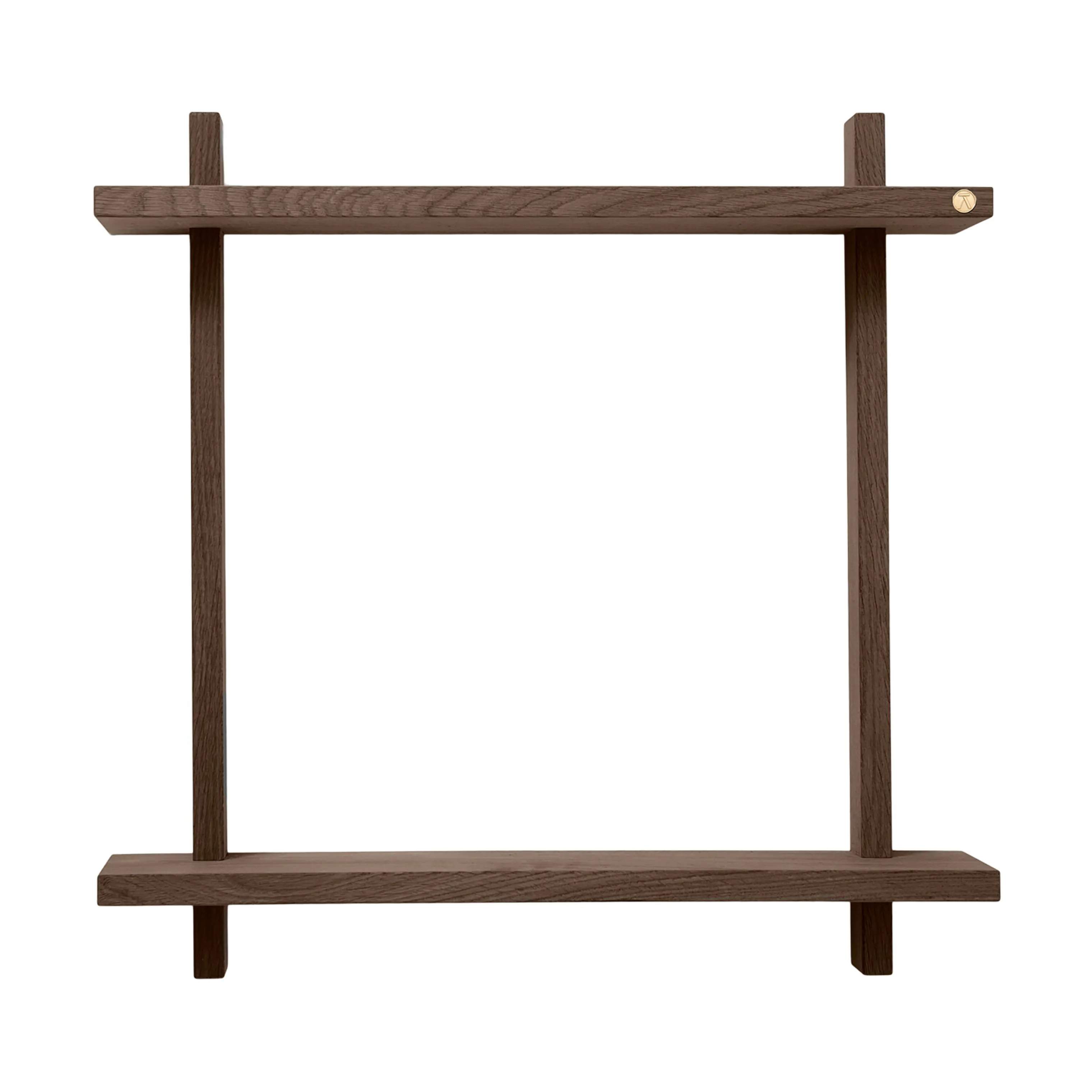 Andersen Furniture Hylder Treat Hylde i Røget eg, H50 x B50 cm, 1