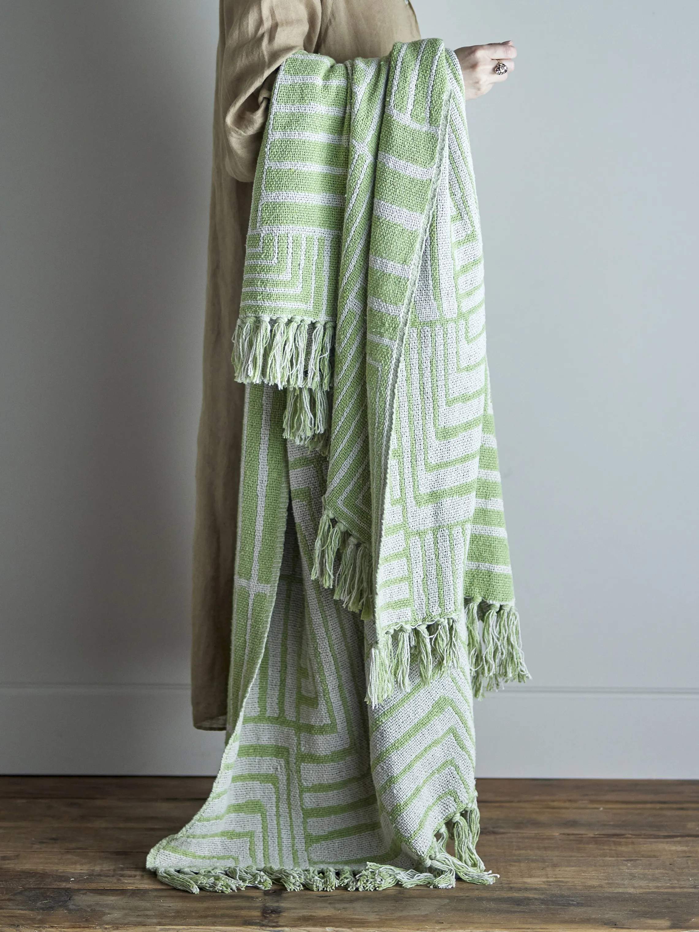 Creative Collection Plaider Velva Plaid i Grøn, 5