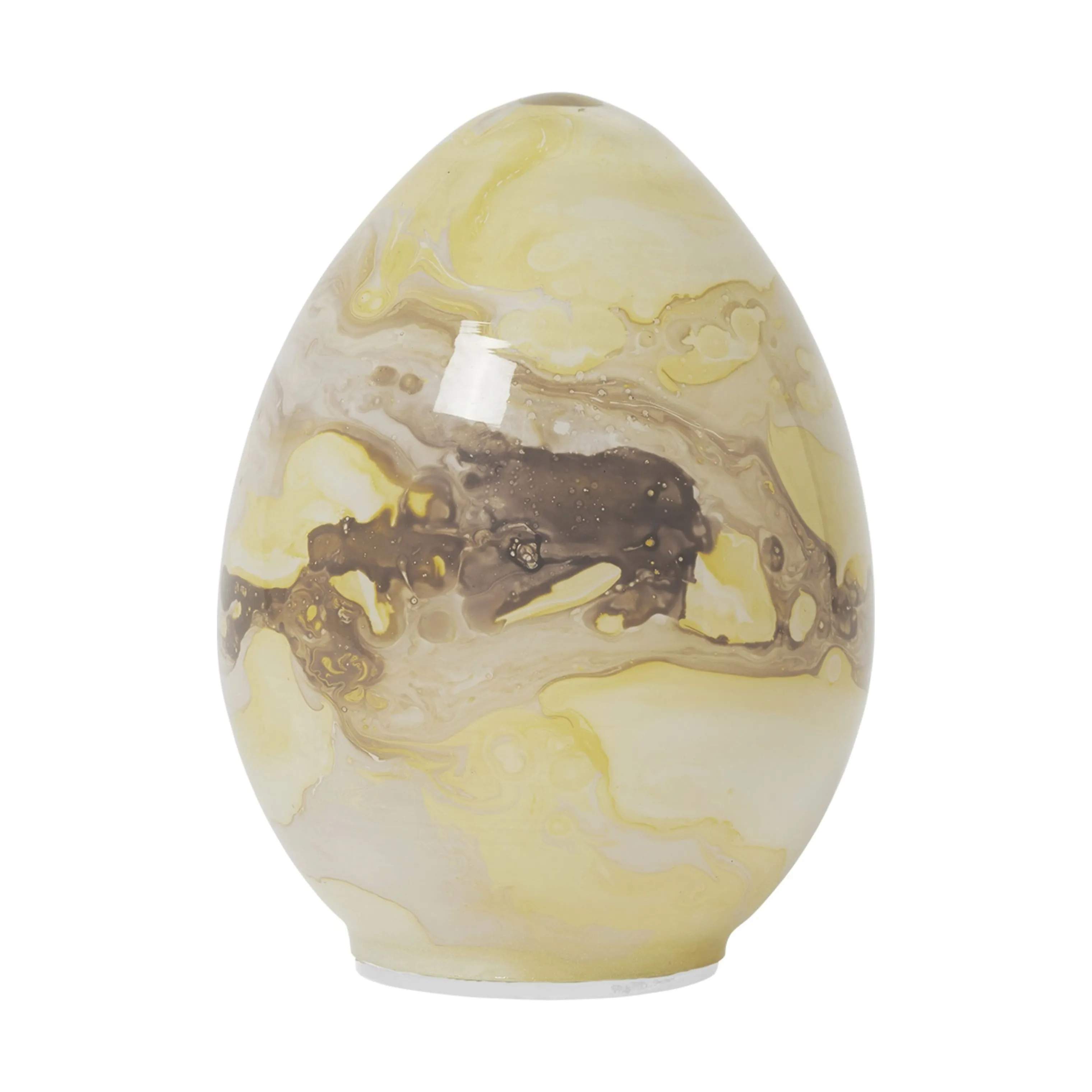 Broste Copenhagen Påskeæg og ophæng Peggy Dekorationsæg i Gul, 1