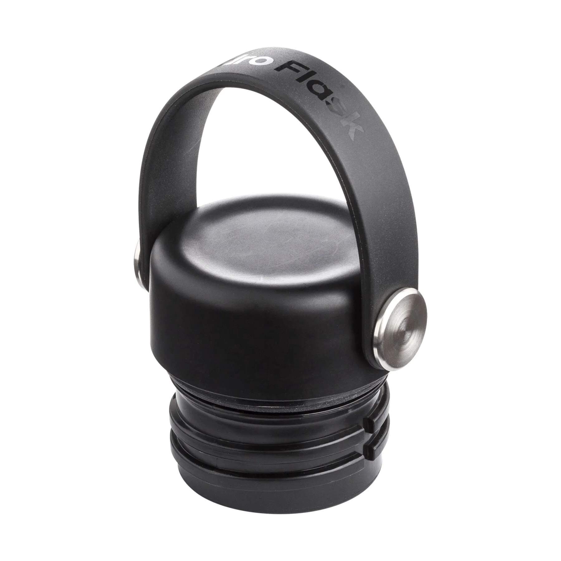 Hydro Flask To go kopper Standard Mouth Flex Termodrikkedunk i Hvid/stål/sort, 5