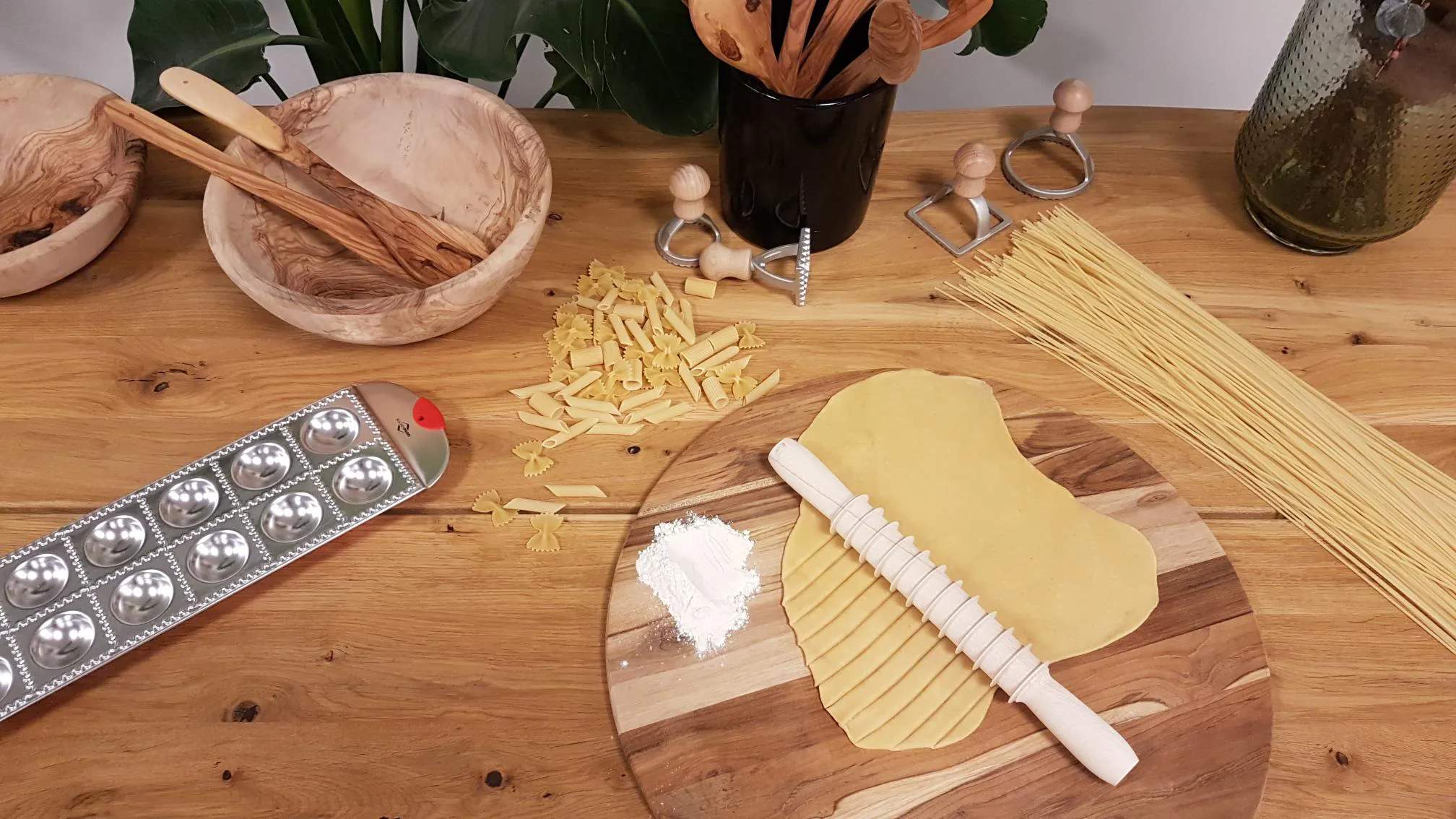 Küchenprofi Pastabræt og pastastativ Pastaskærer i Pappardelle, 2