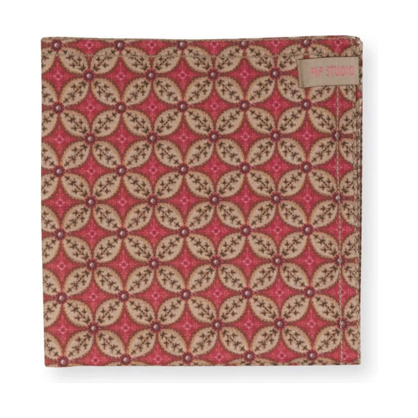 PIP Studio Stofservietter Blooming Tales Stofserviet - 4 stk. i Dark Red, 3