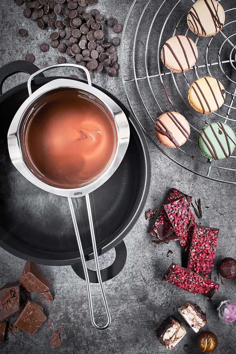 Gefu Tilbehør til chokoladeforme Gefu Redskaber Chokoladesmelter i Sølvfarvet, 2