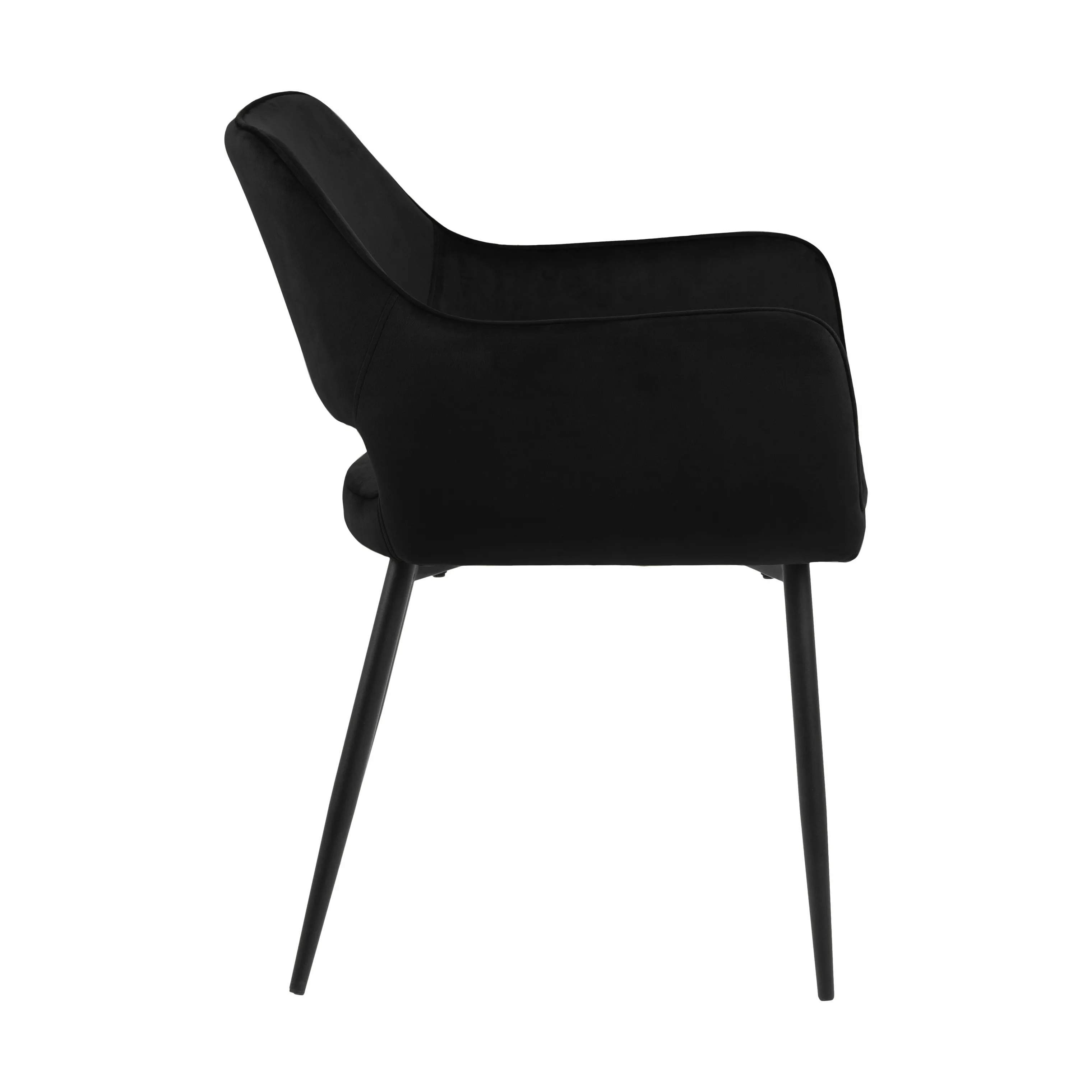 CASA Living Spisebordsstole Ranja Spisebordsstol - 2 stk. i Sort, 3