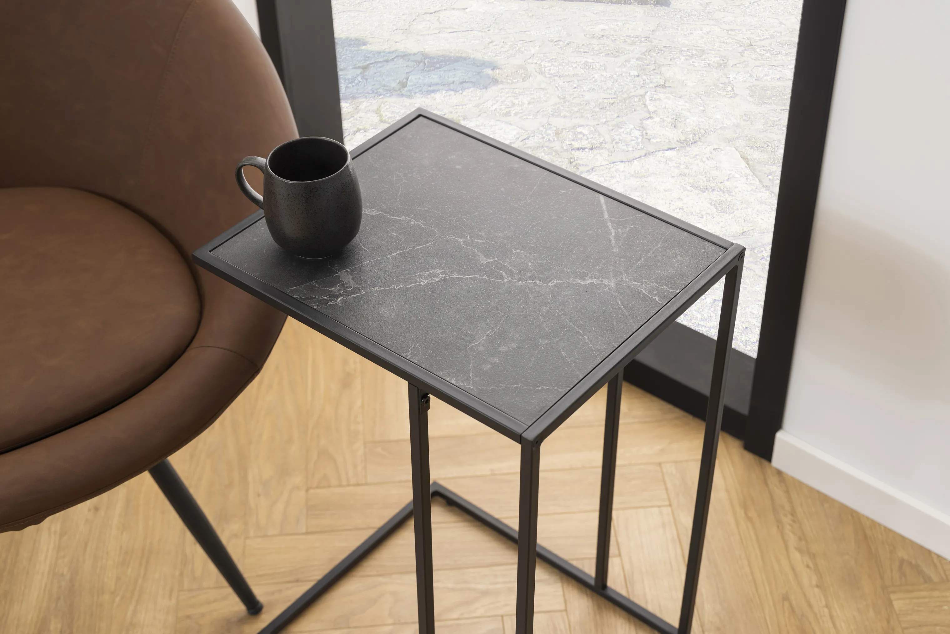 CASA Living Sideborde Infinity Hjørnebord i Sort, 2