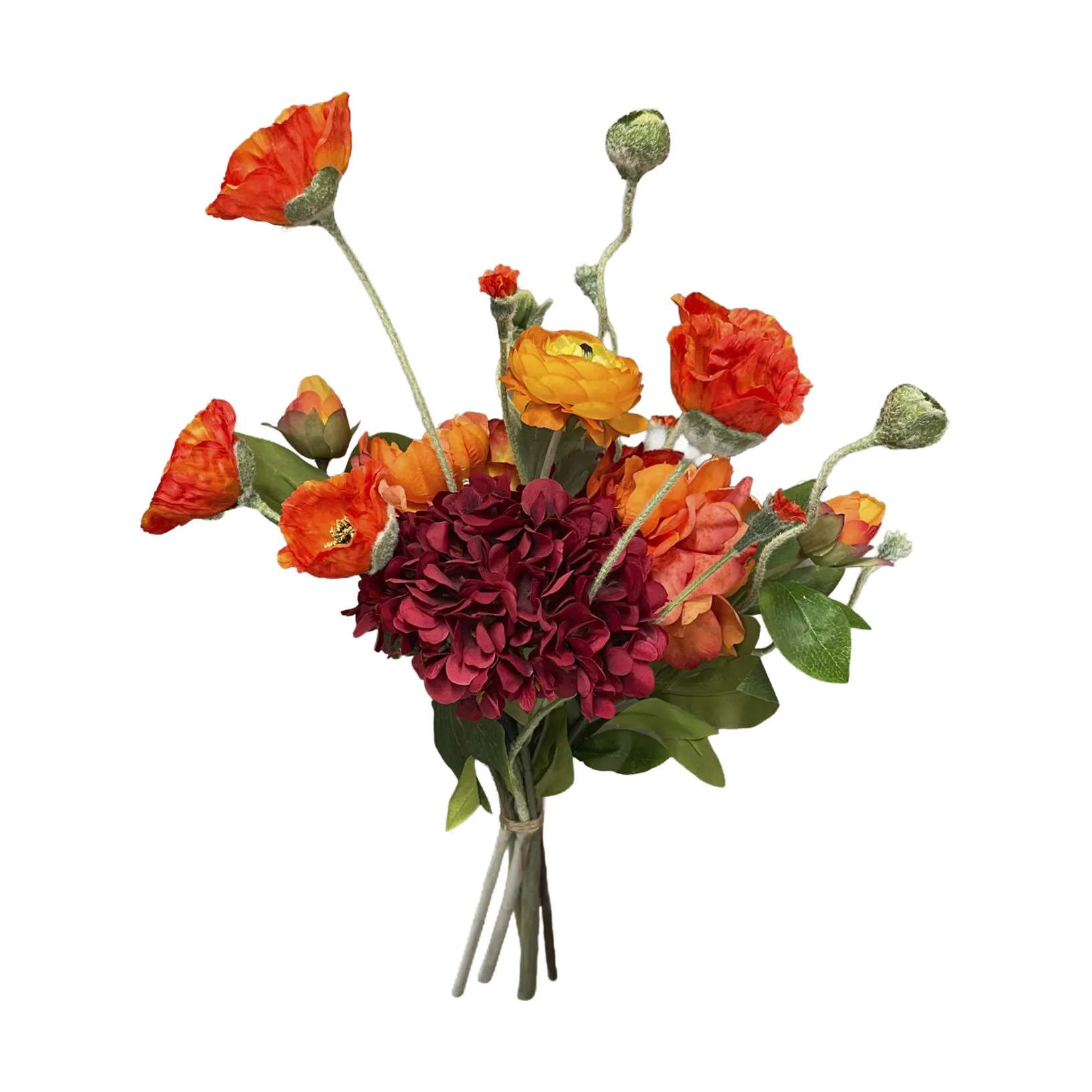 everbloom Kunstige blomster Blomsterbuket i Orange, 1