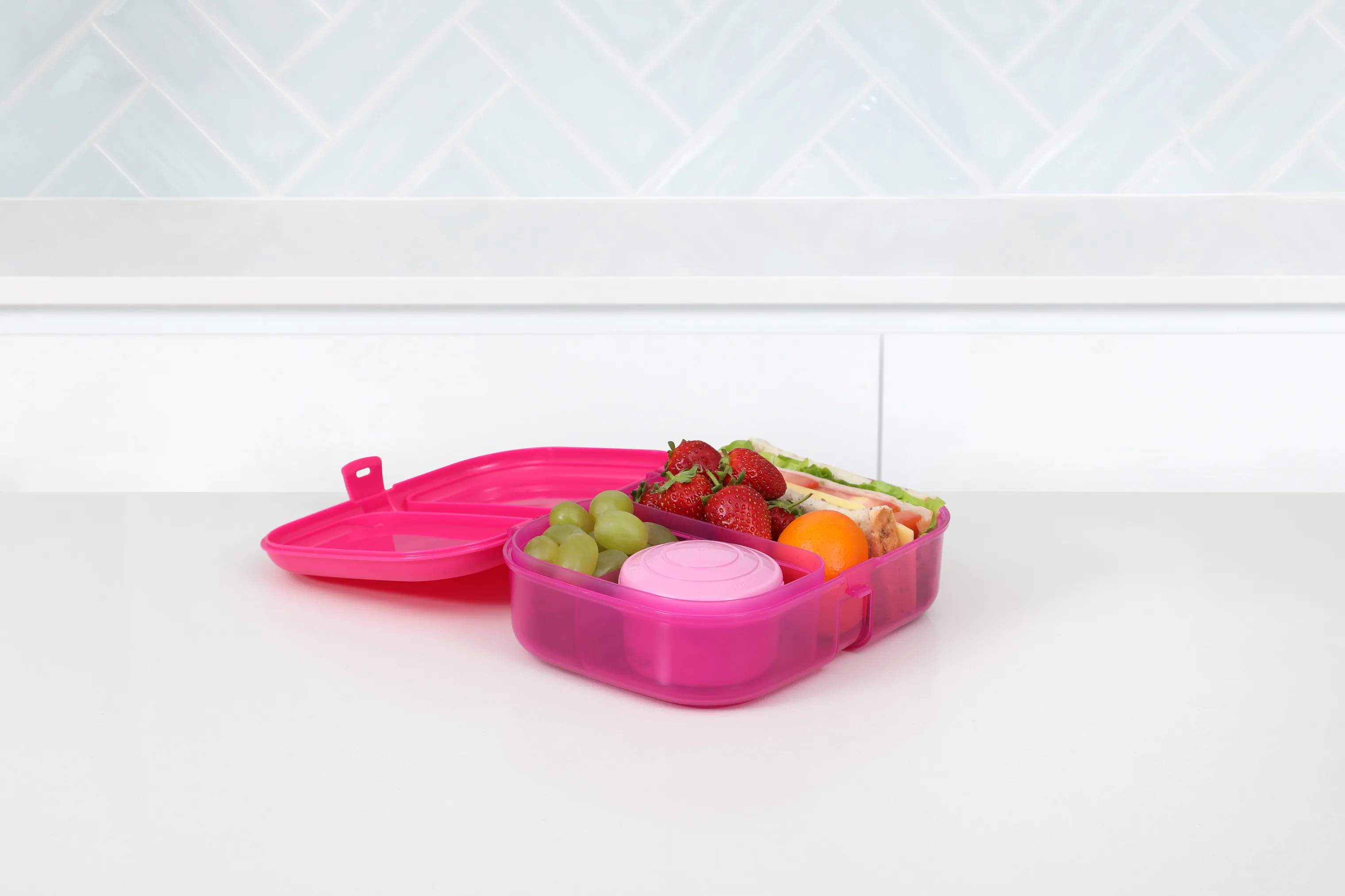 Sistema Madkasser Ribbon Madkasse i Pink, 2