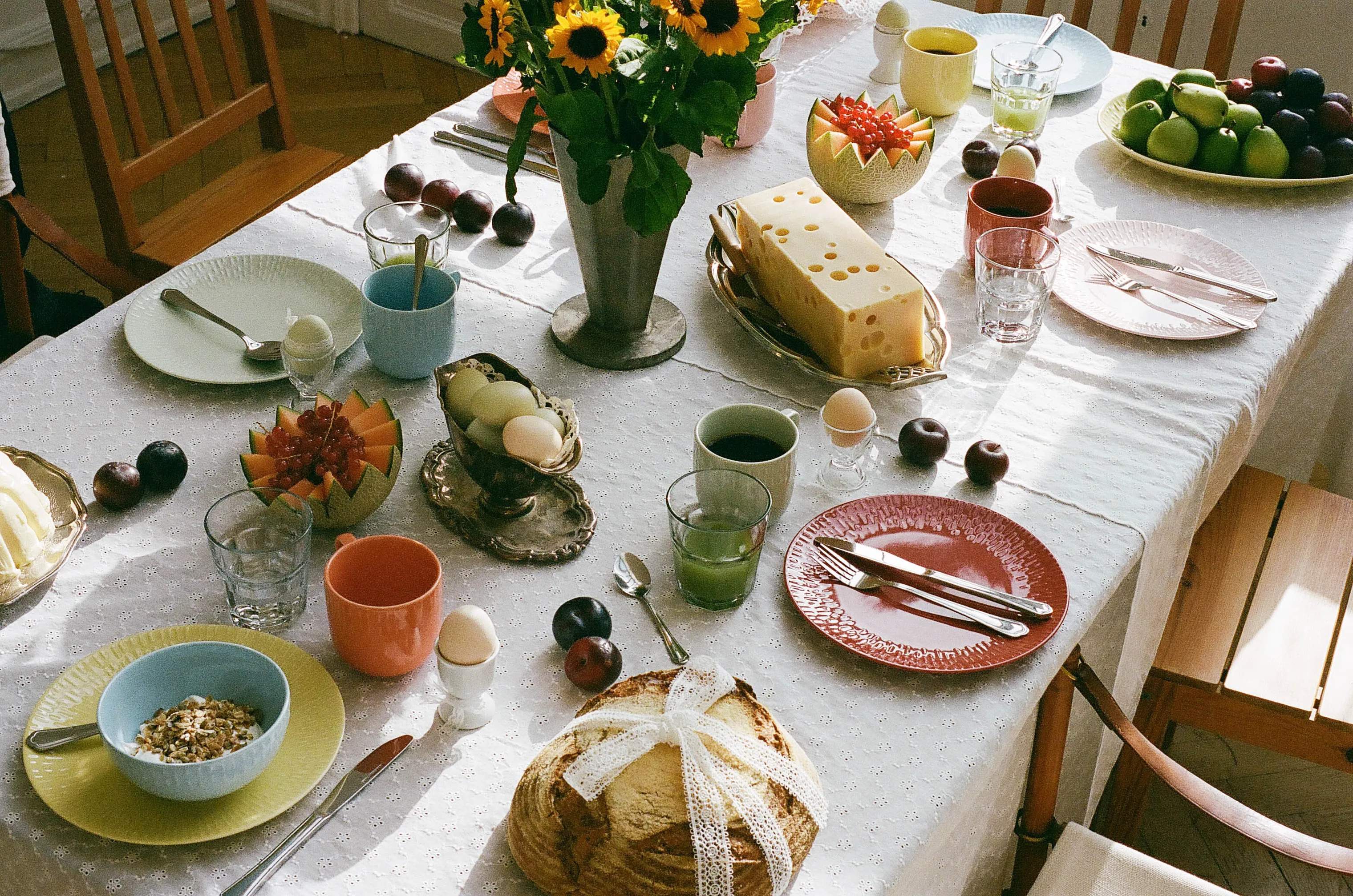 Life In Colour Frokosttallerkener Confetti Frokosttallerken i Chili, 5