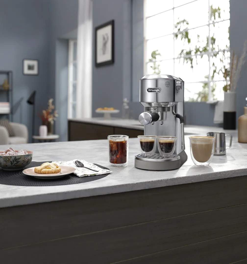 DeLonghi Espressomaskiner Manuel Espressomaskine EC890.M i Grå, 2