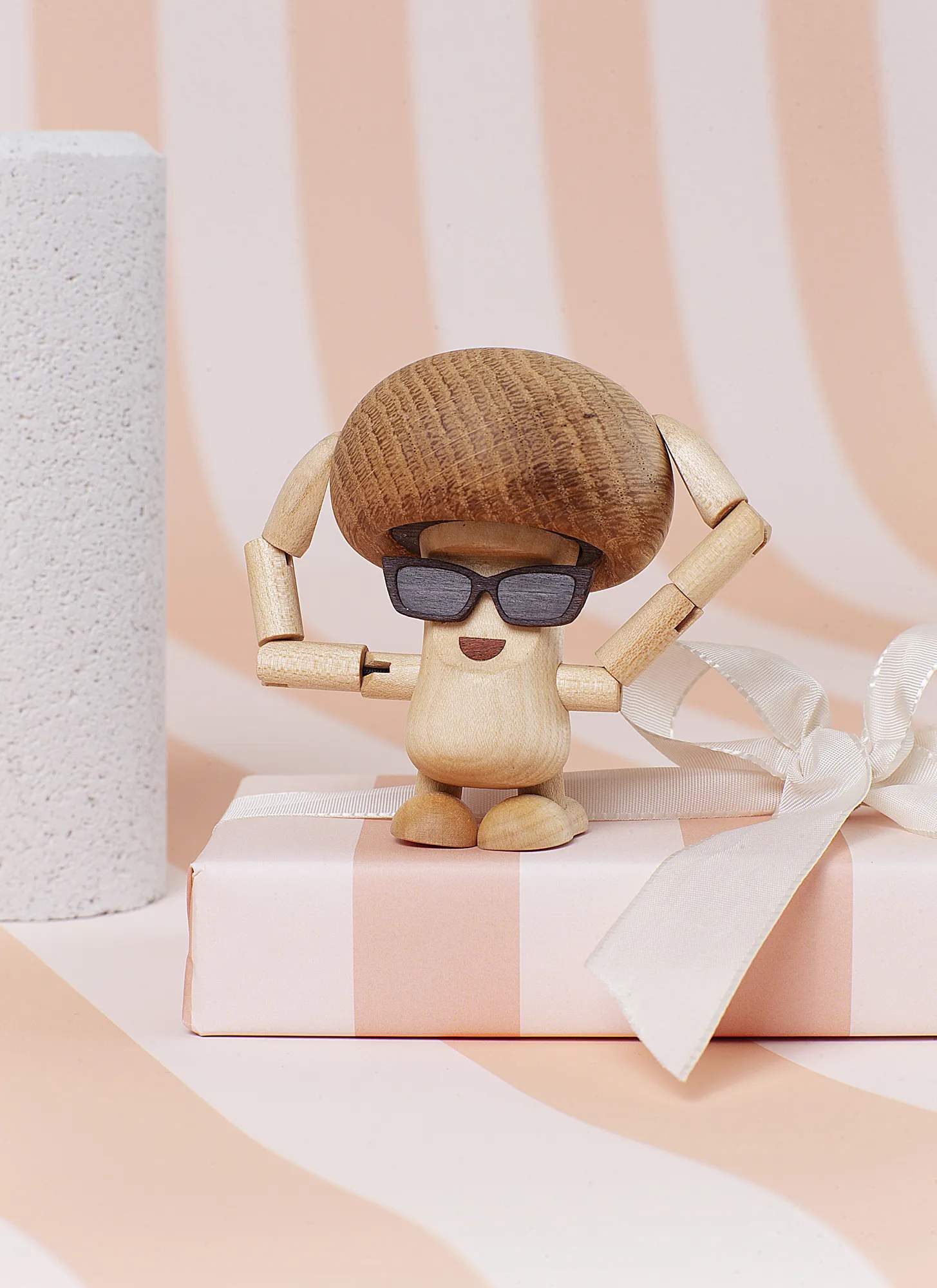 Spring Copenhagen Øvrige figurer Figur - Marvin Mushroom i Natural, 3