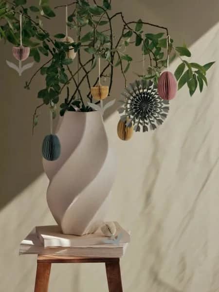 Broste Copenhagen Vaser Odette Vase i Hvid , 32 cm, 2
