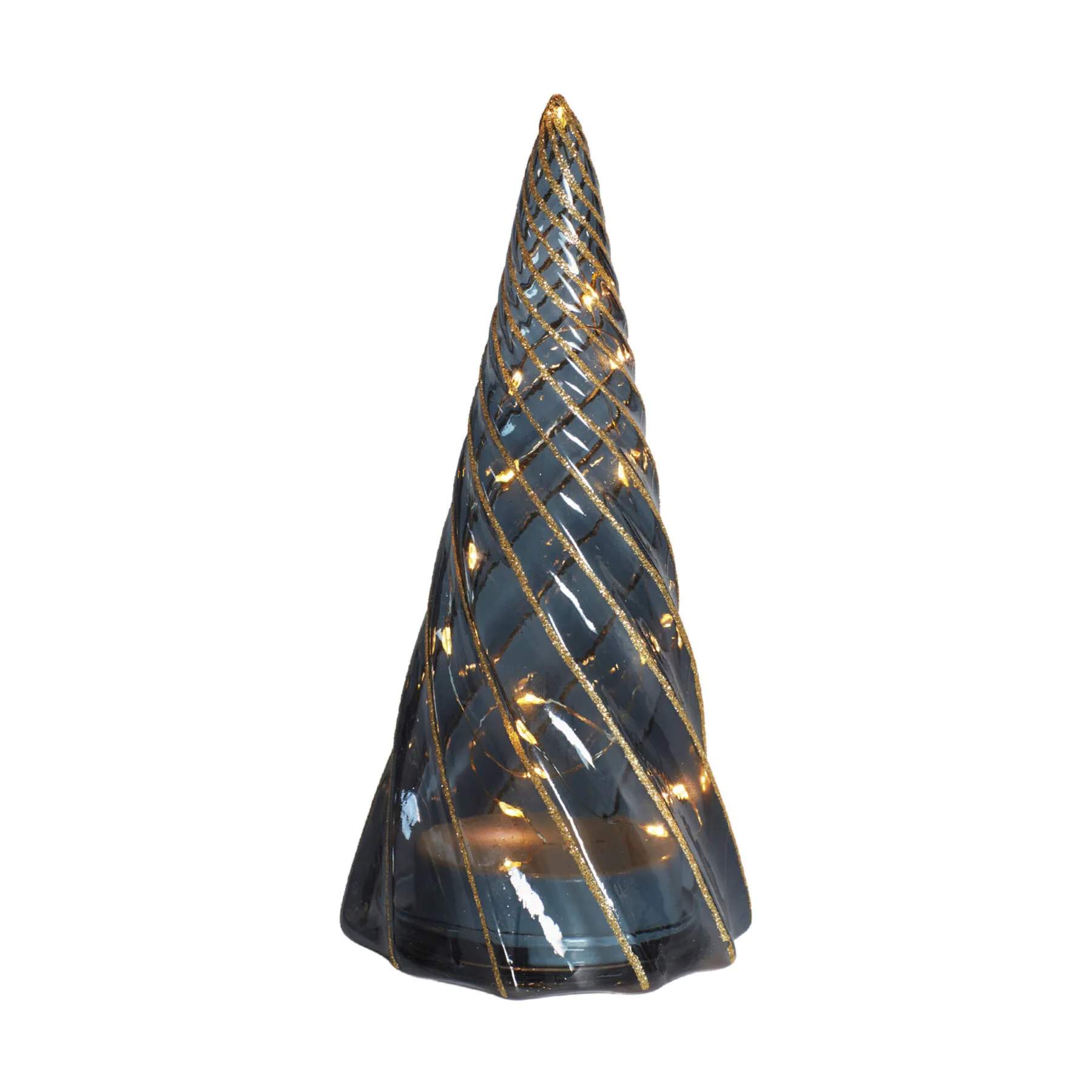 Sirius LED-lys Vilma LED Juletræ i Guld/sort, 23,5 cm, 1