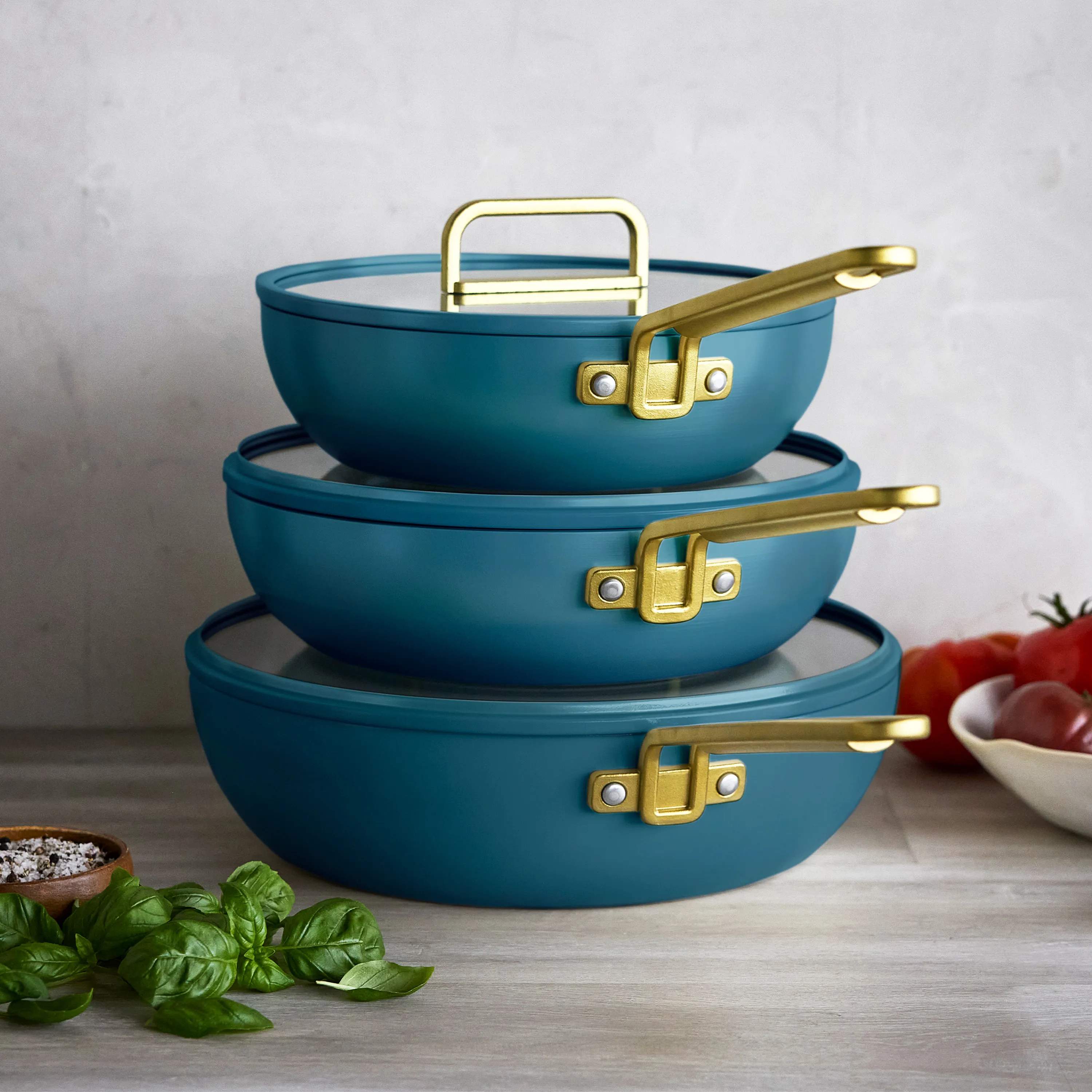 Greenpan Stegepander Tucci Stegepande i Venetian Teal, 2