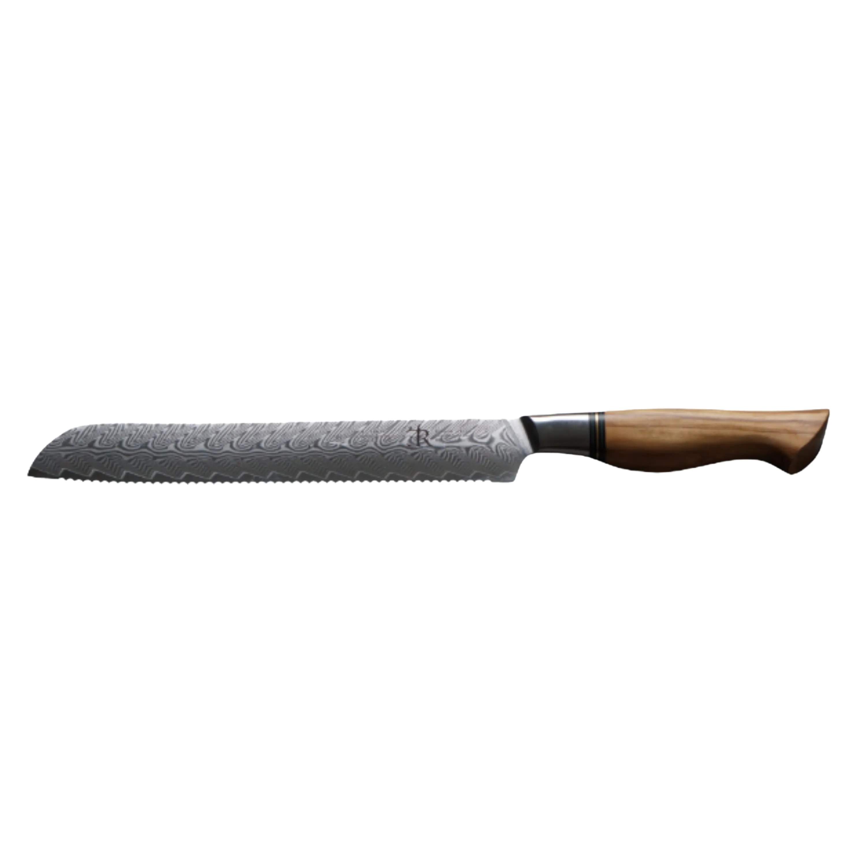 Ryda Knives Brødknive ST650 Brødkniv i rustfrit stål/brun, 1