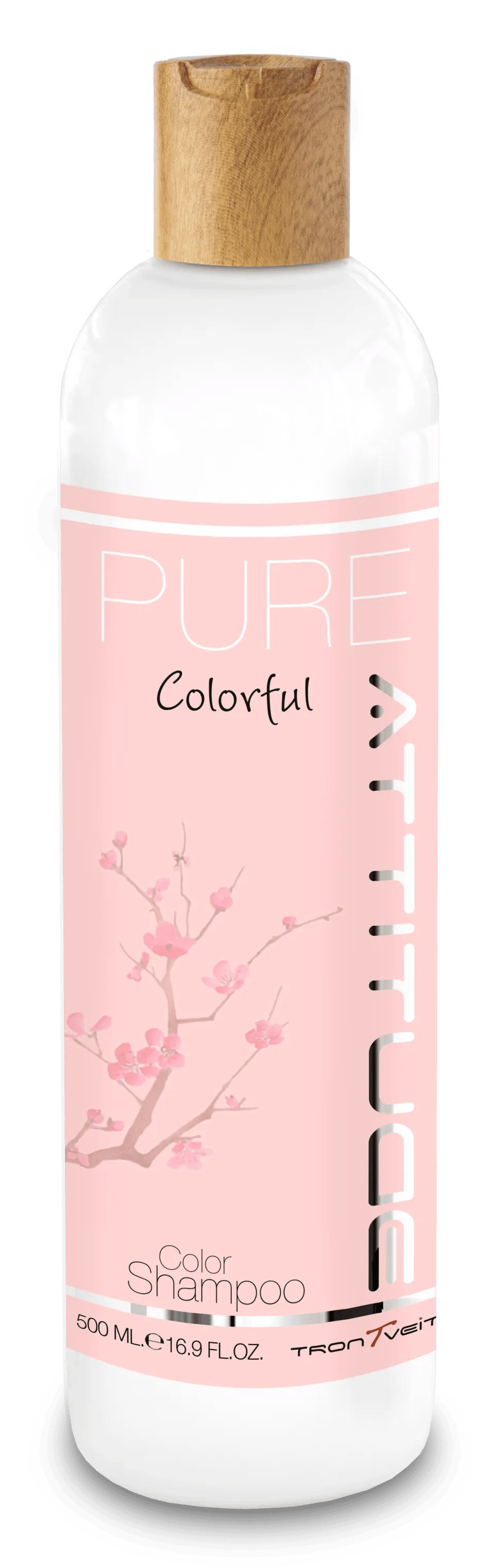 Trontveit Shampoo og hårpleje Pure Attitude Colorful Shampoo i 500 ml, 1