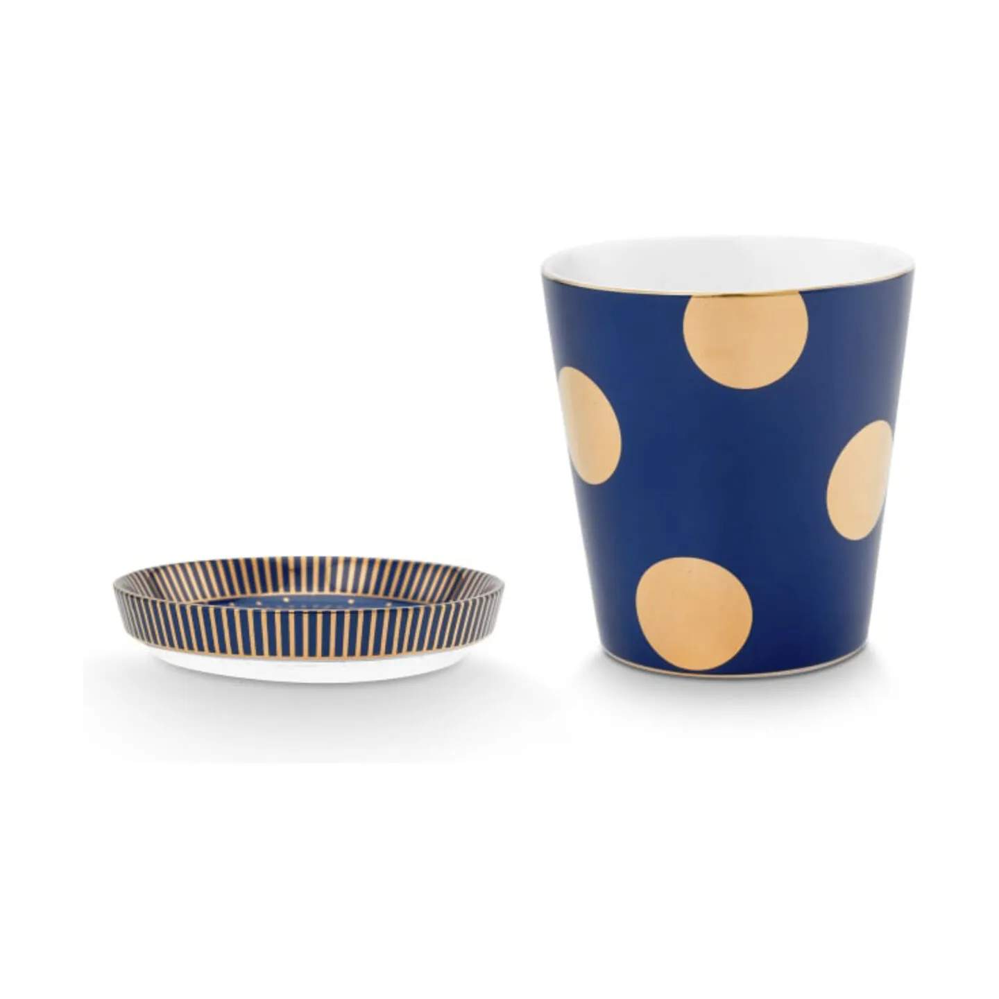 PIP Studio Krus og kopper uden hank Dot Delight Tekop i Mørkeblå, 4