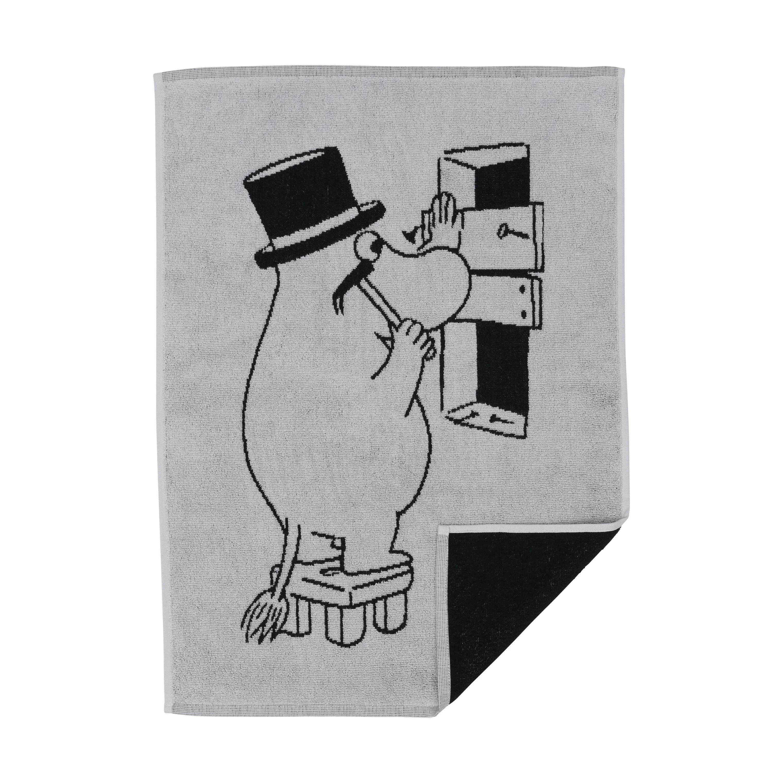 Moomin Arabia Håndklæder Håndklæde - Mumifar i Mumifar gråfarvet, B50 x L70 cm, 1