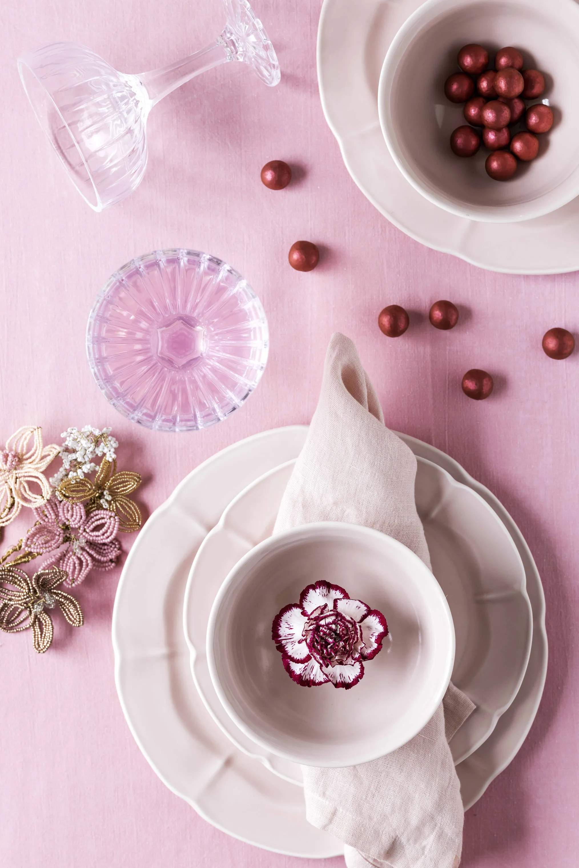 SØHOLM Middagstallerkener Solvej Middagstallerken i Soft Pink, 3