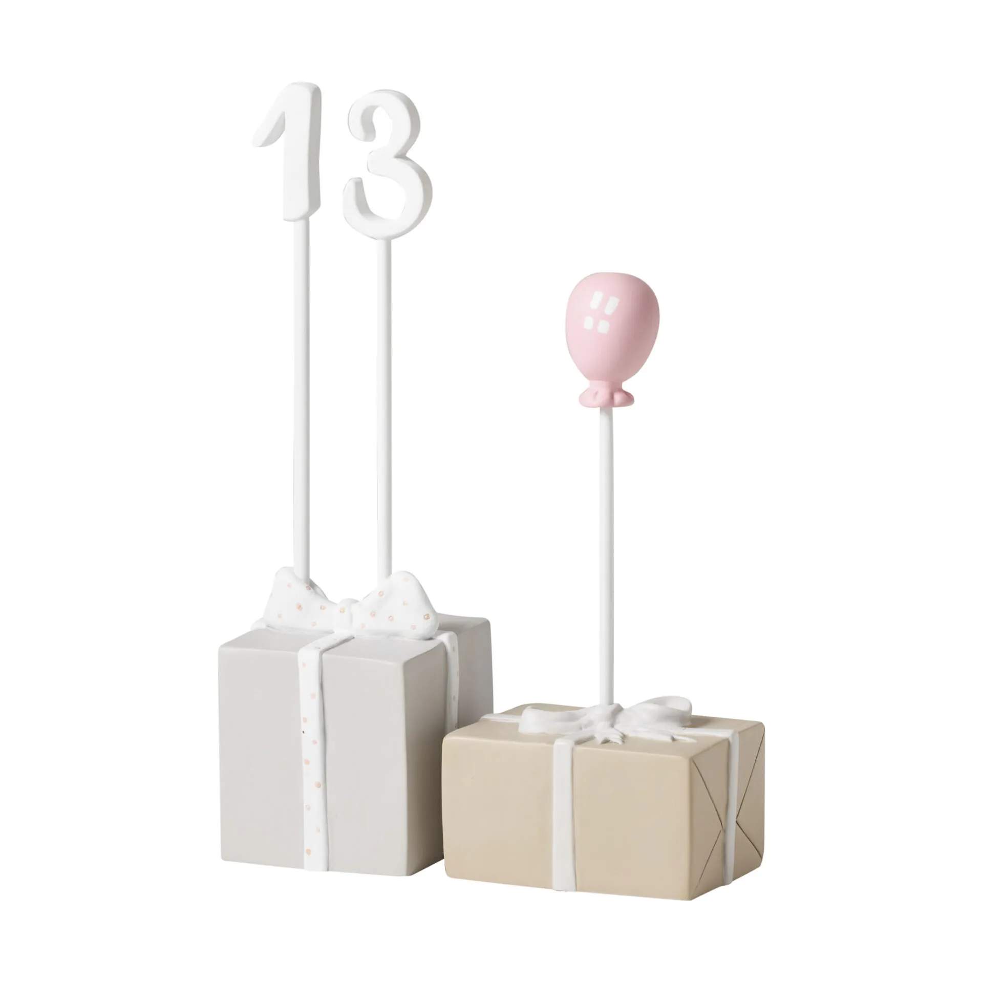 Klarborg Øvrige figurer Gavesæt - En Glædelig Dag i beige, 4