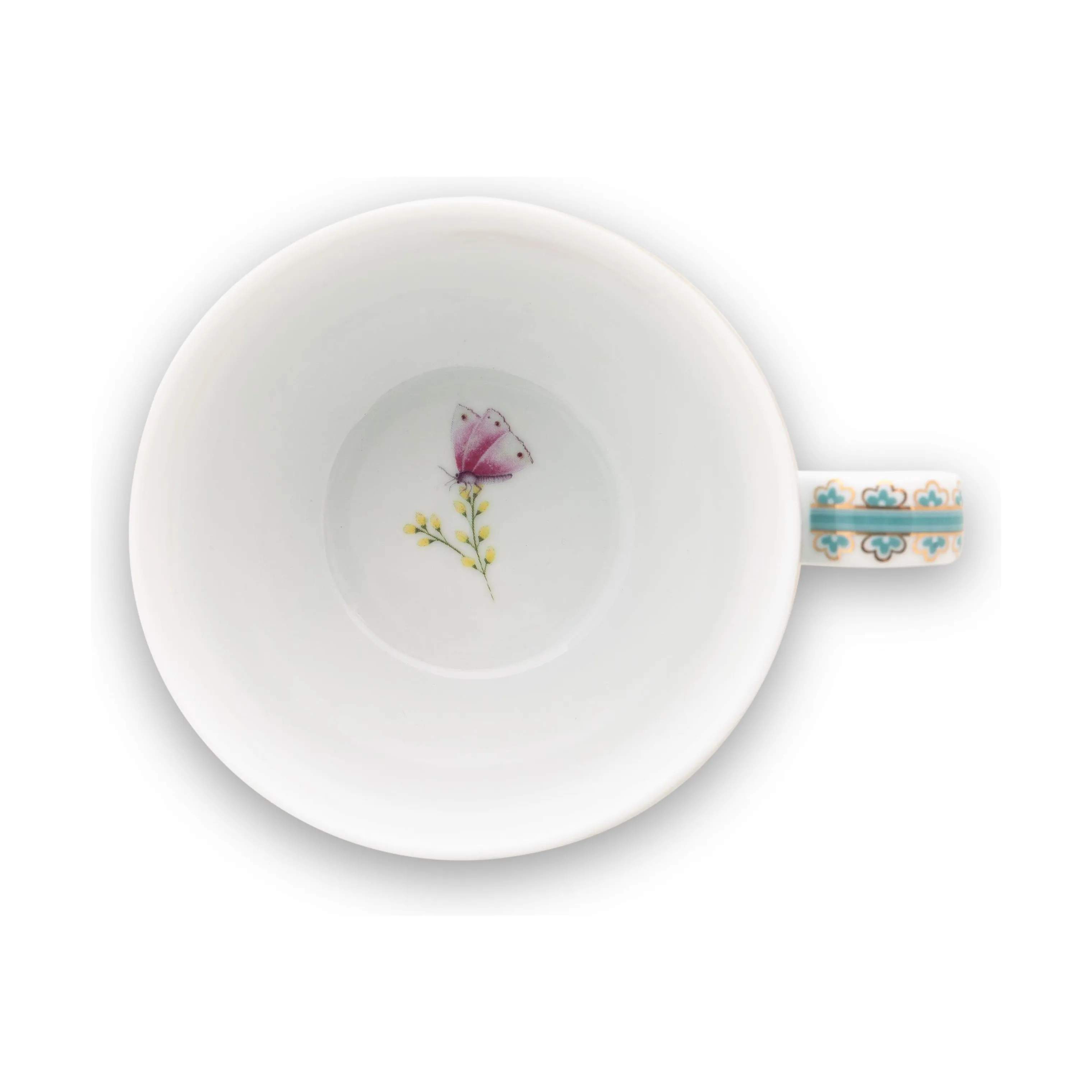 PIP Studio Krus og kopper med hank Blushing Birds Kop m. underkop i Blue, 5