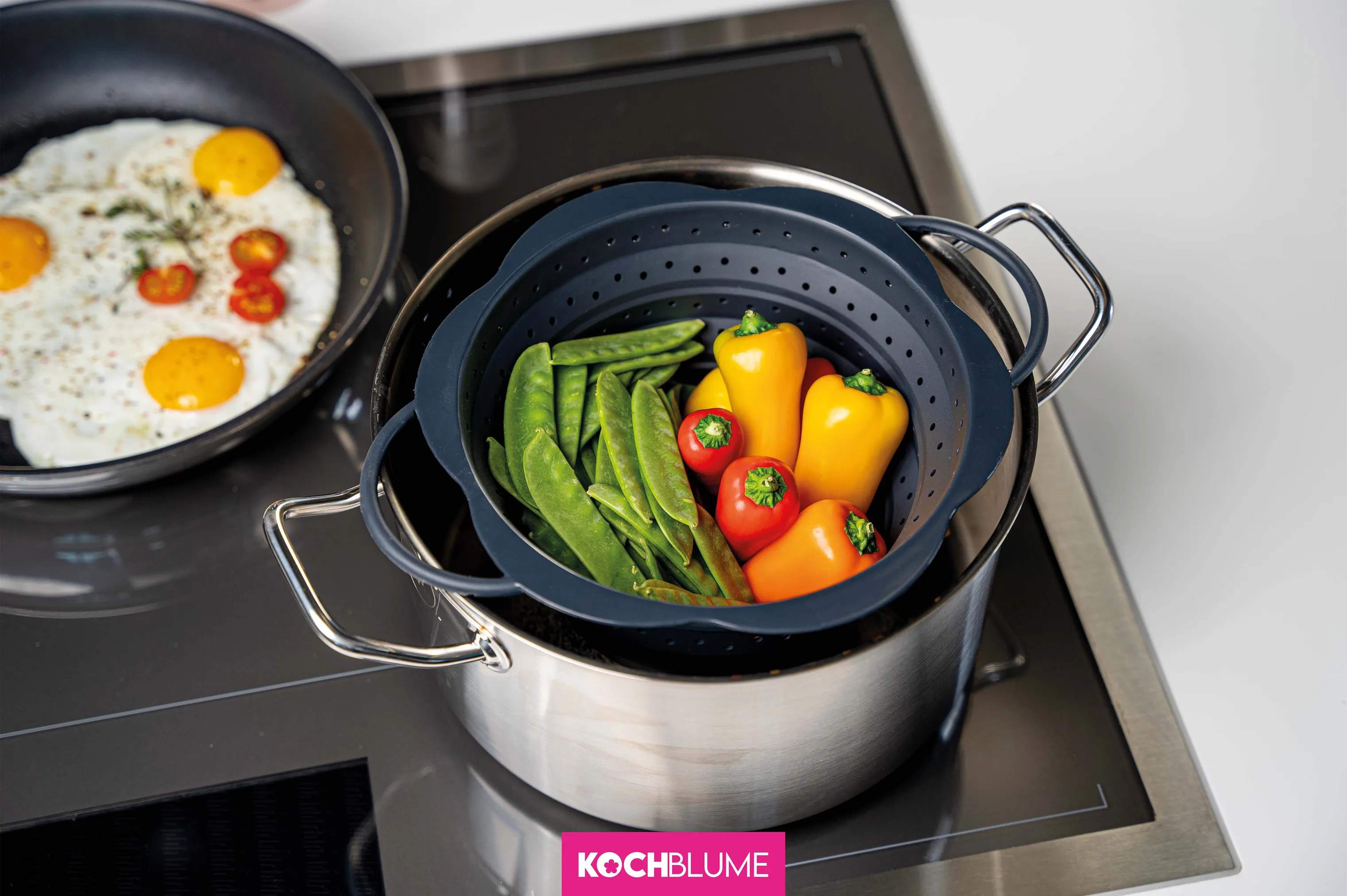 Cookline Sier Kochblume redskaber Foldbar Si i 32 cm, 3