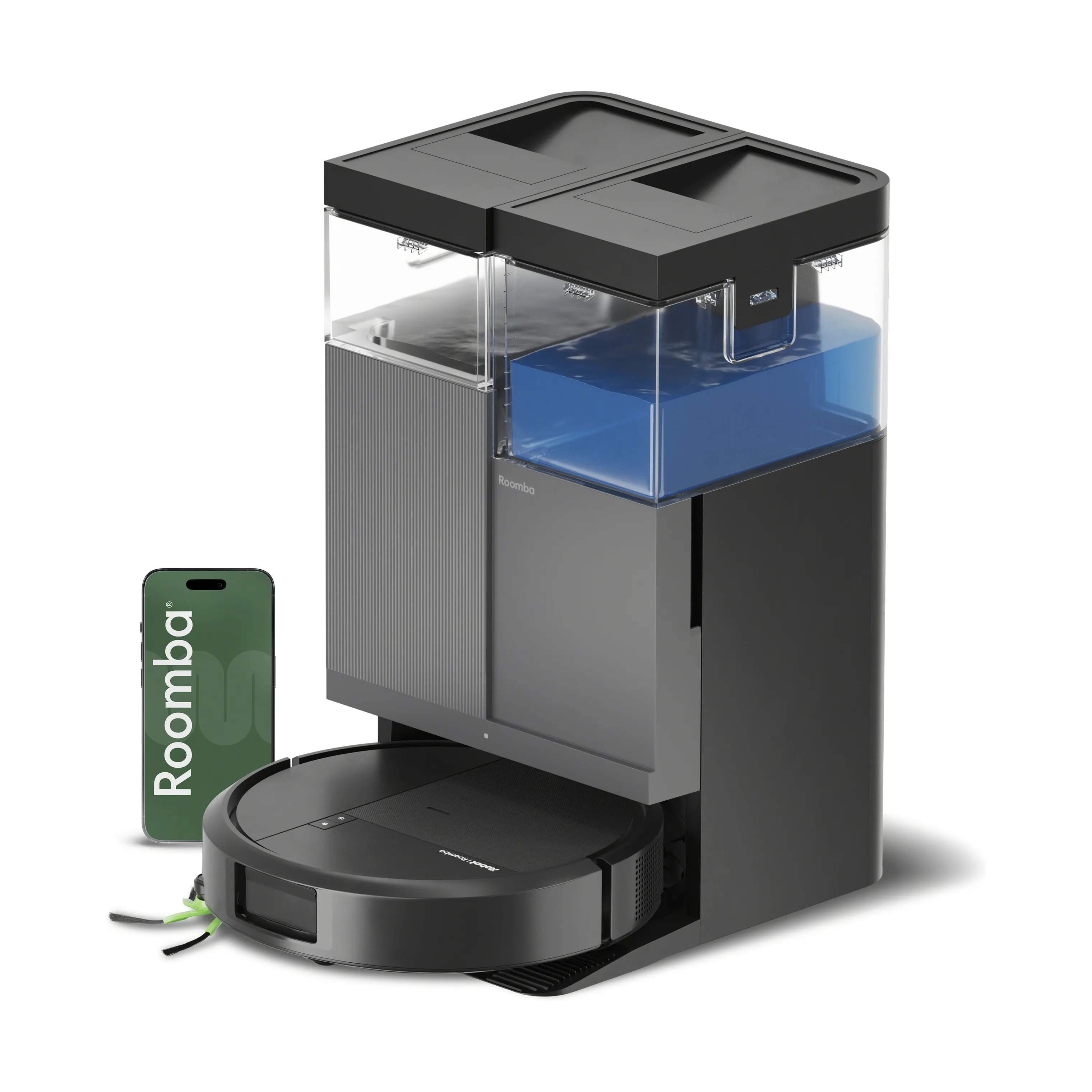 iRobot Robotstøvsugere Roomba Combo Robotstøvsuger 415 i Sort, 1