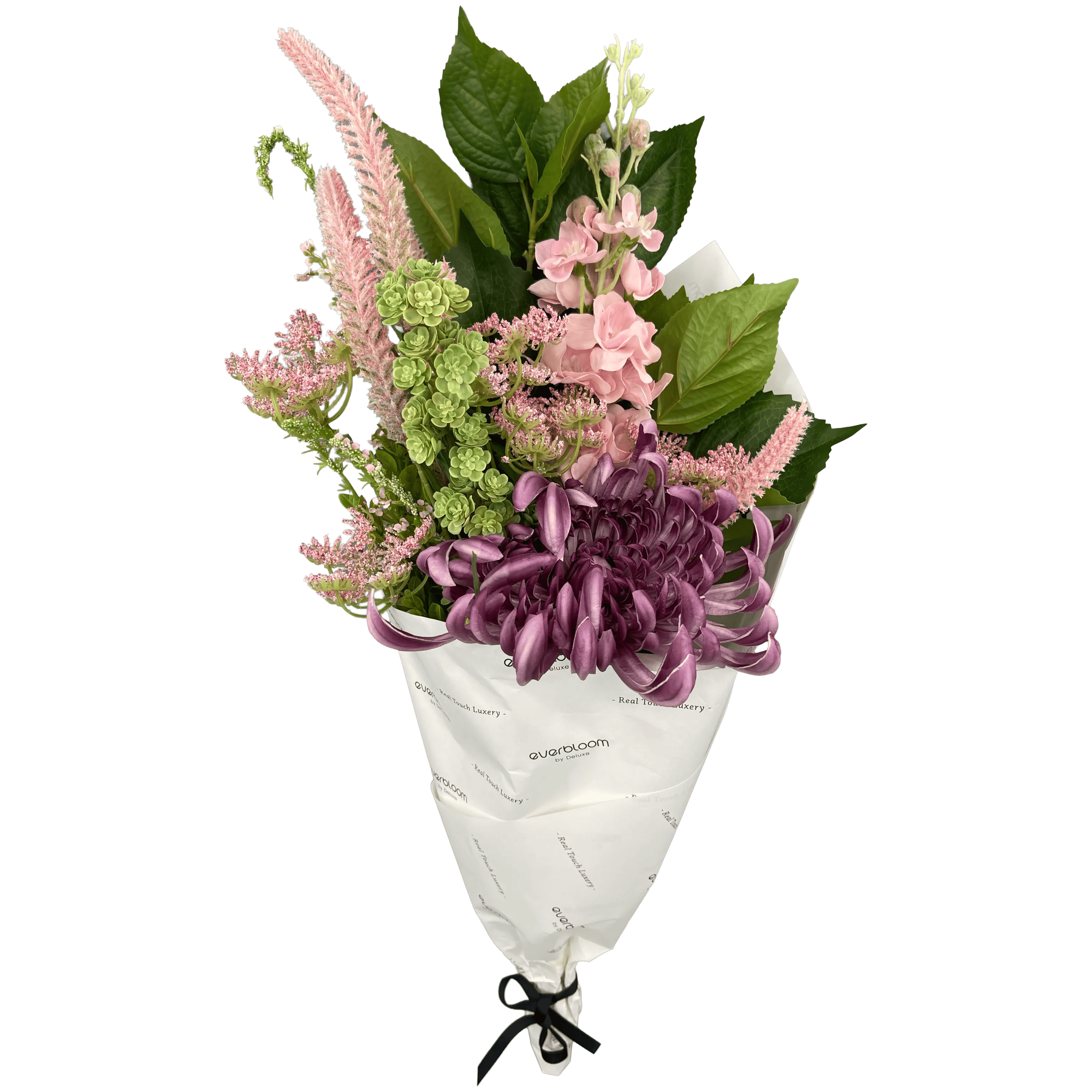 everbloom Kunstige blomster Kunstig Real Touch Blomsterbuket i Lyserød, 2