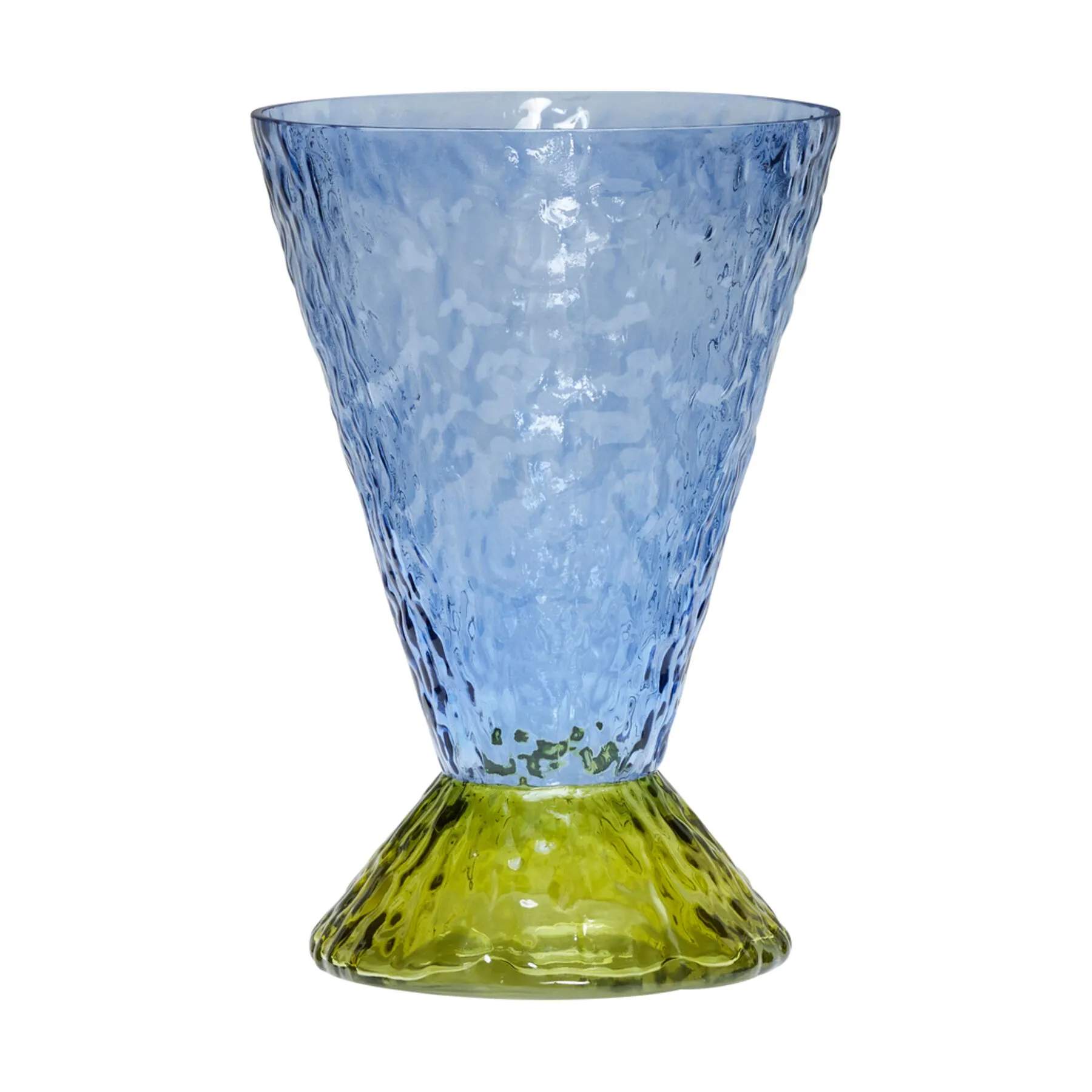 Hübsch Vaser Abyss Vase i Blå/Olivengrøn, 1