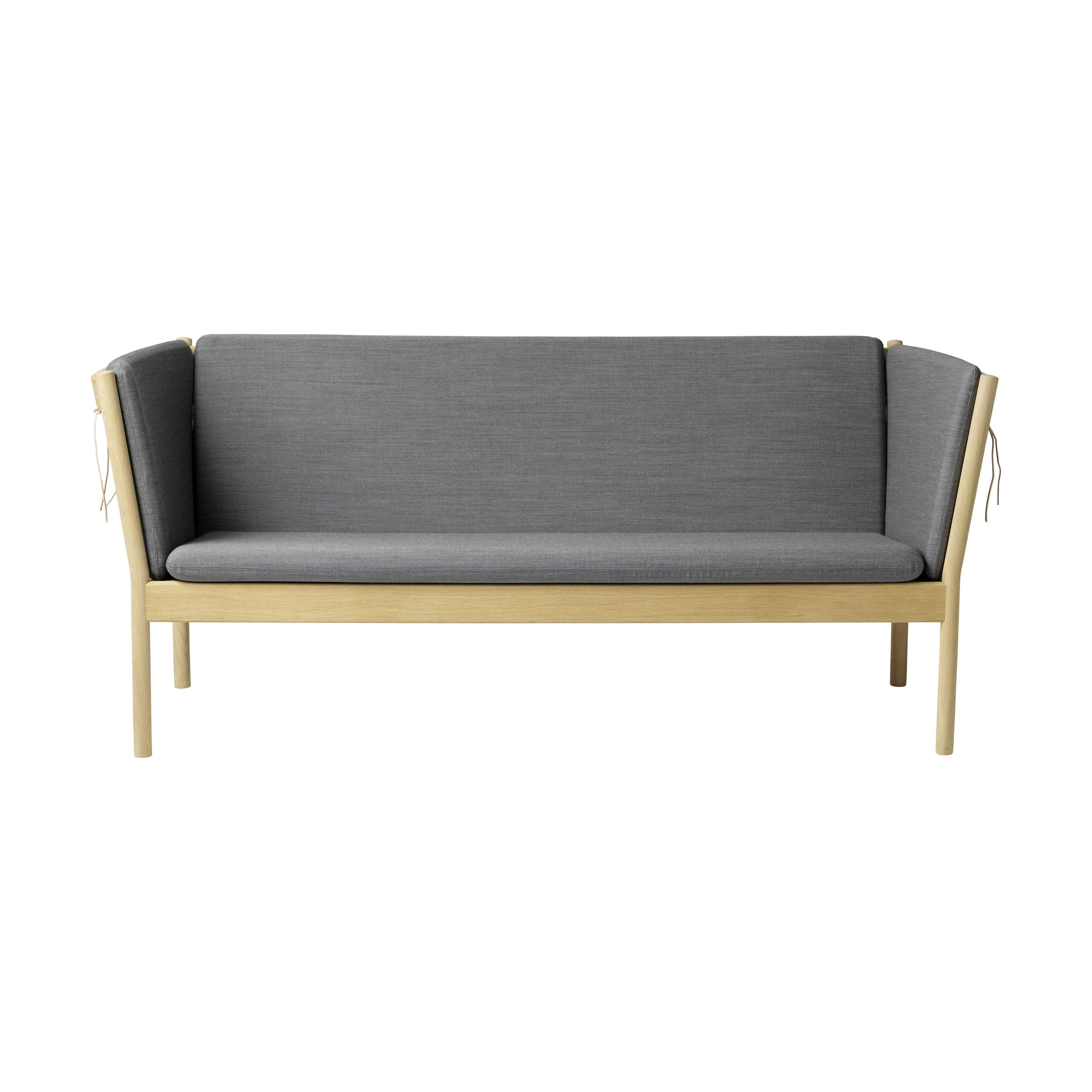 J149 Sofa, antracitgrå/natur, large