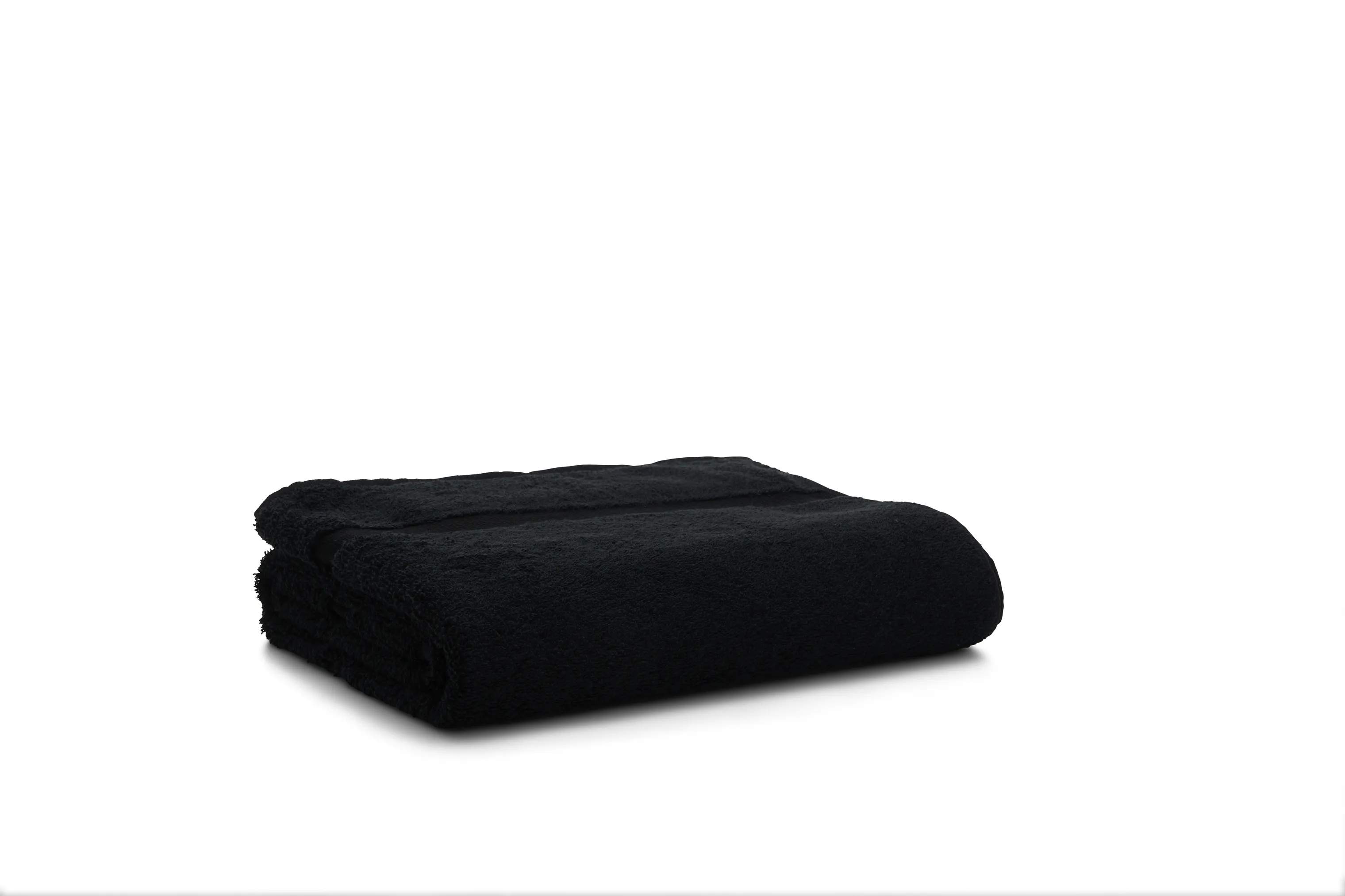 Håndklæde, sort, large