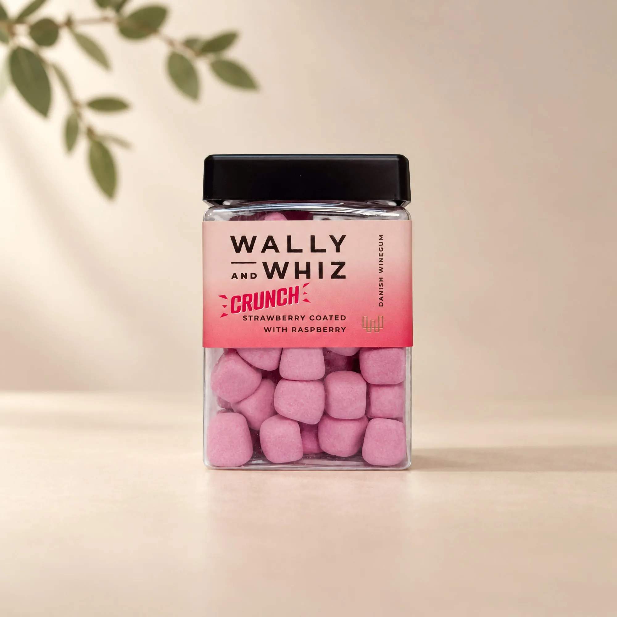 Wally and Whiz Søde sager Crunch Vingummi - Jordbær med hindbær i Rød, 2