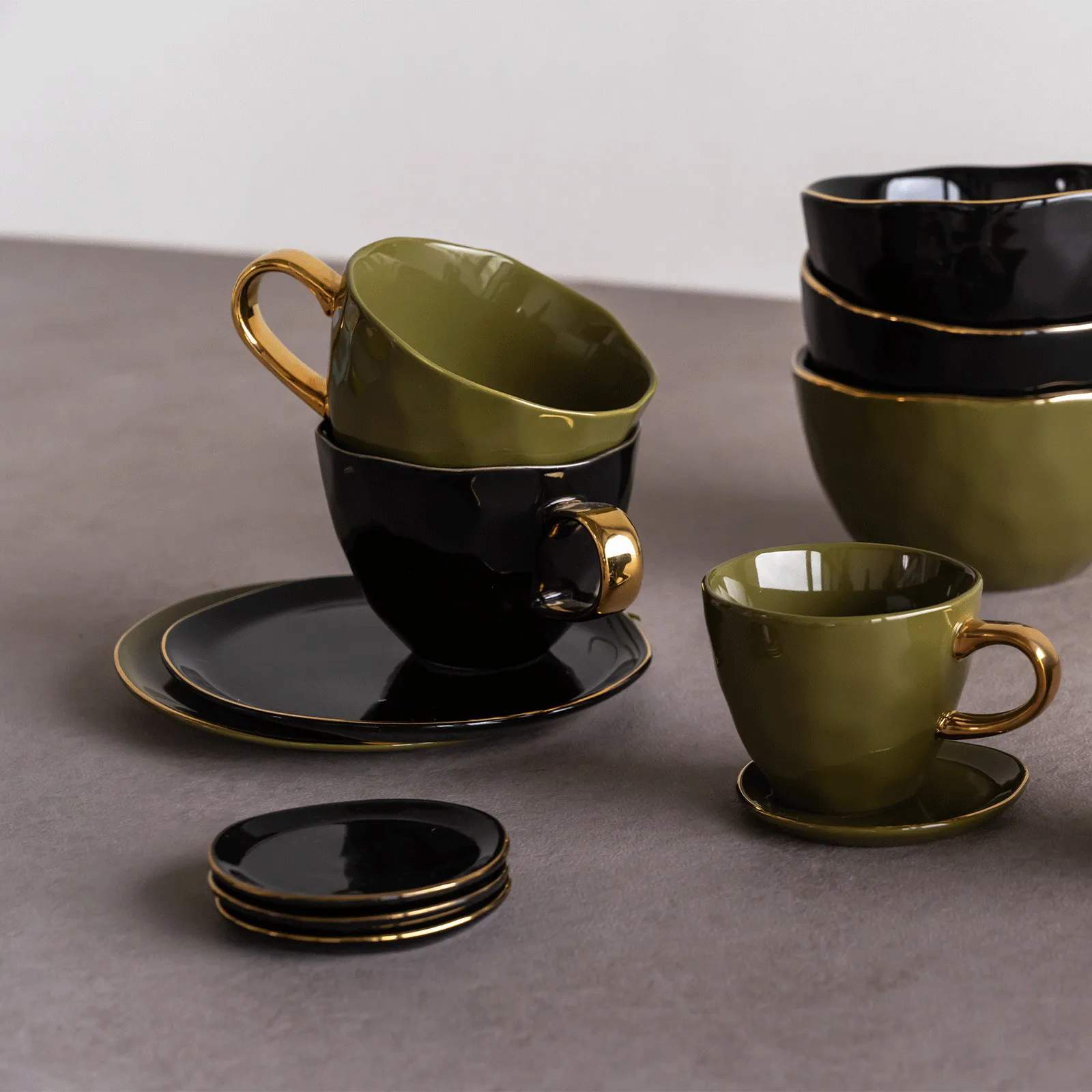Urban Nature Culture Frokosttallerkener Good Morning Tallerken i Army, 2