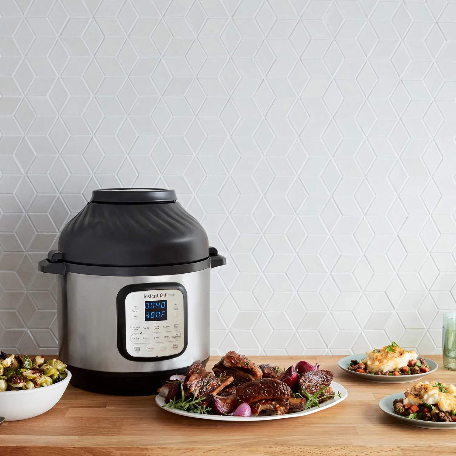 Instant Slowcookere og multicookere Duo Crisp 8 + Airfryer i Sort/sølvfarvet, 3