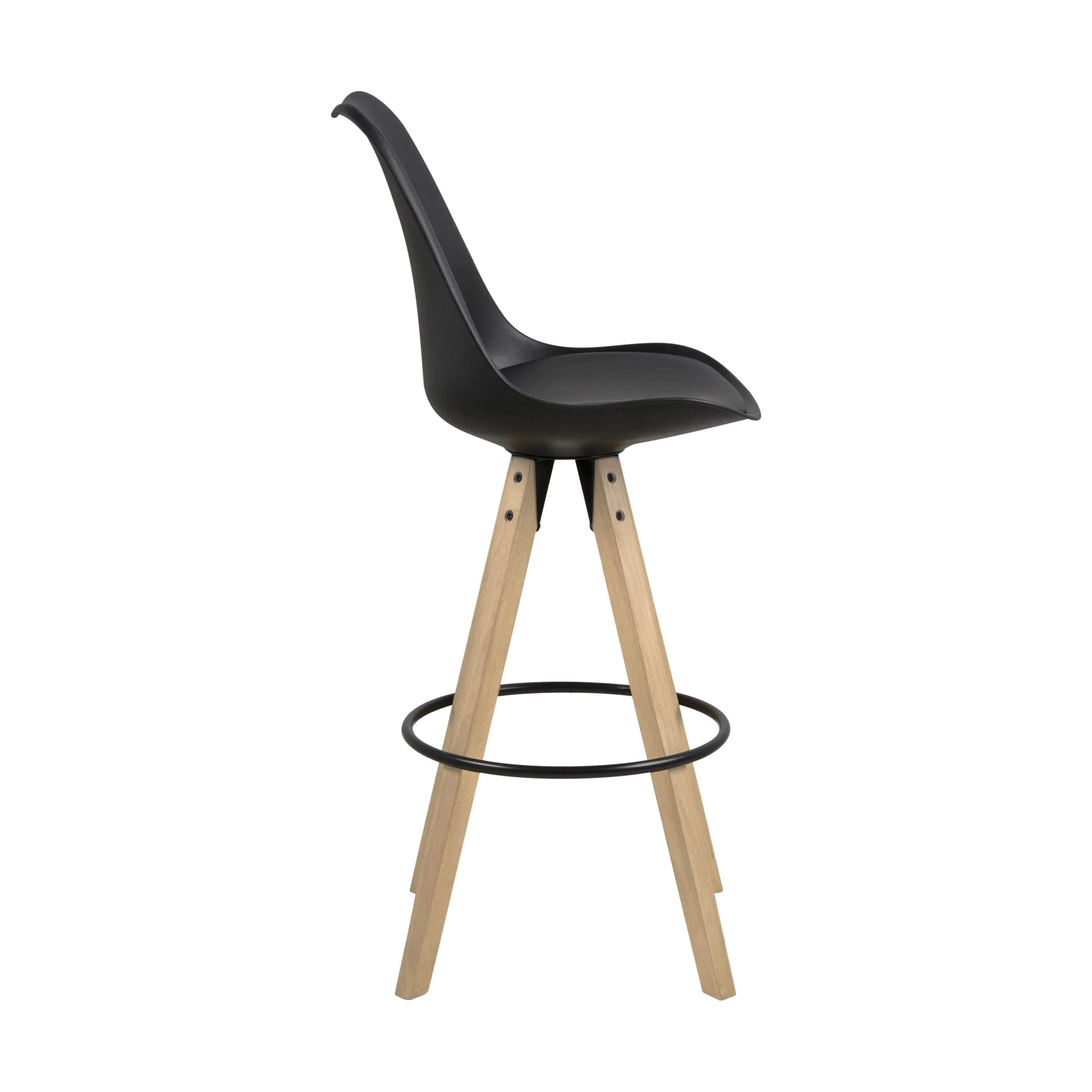 CASA Living Barstole Dima Barstol - 2 stk i Sort, 3