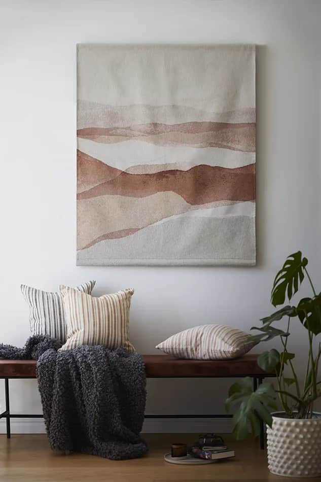 Svanefors Vægdekoration Dunes Vægtæppe i Beige, 3