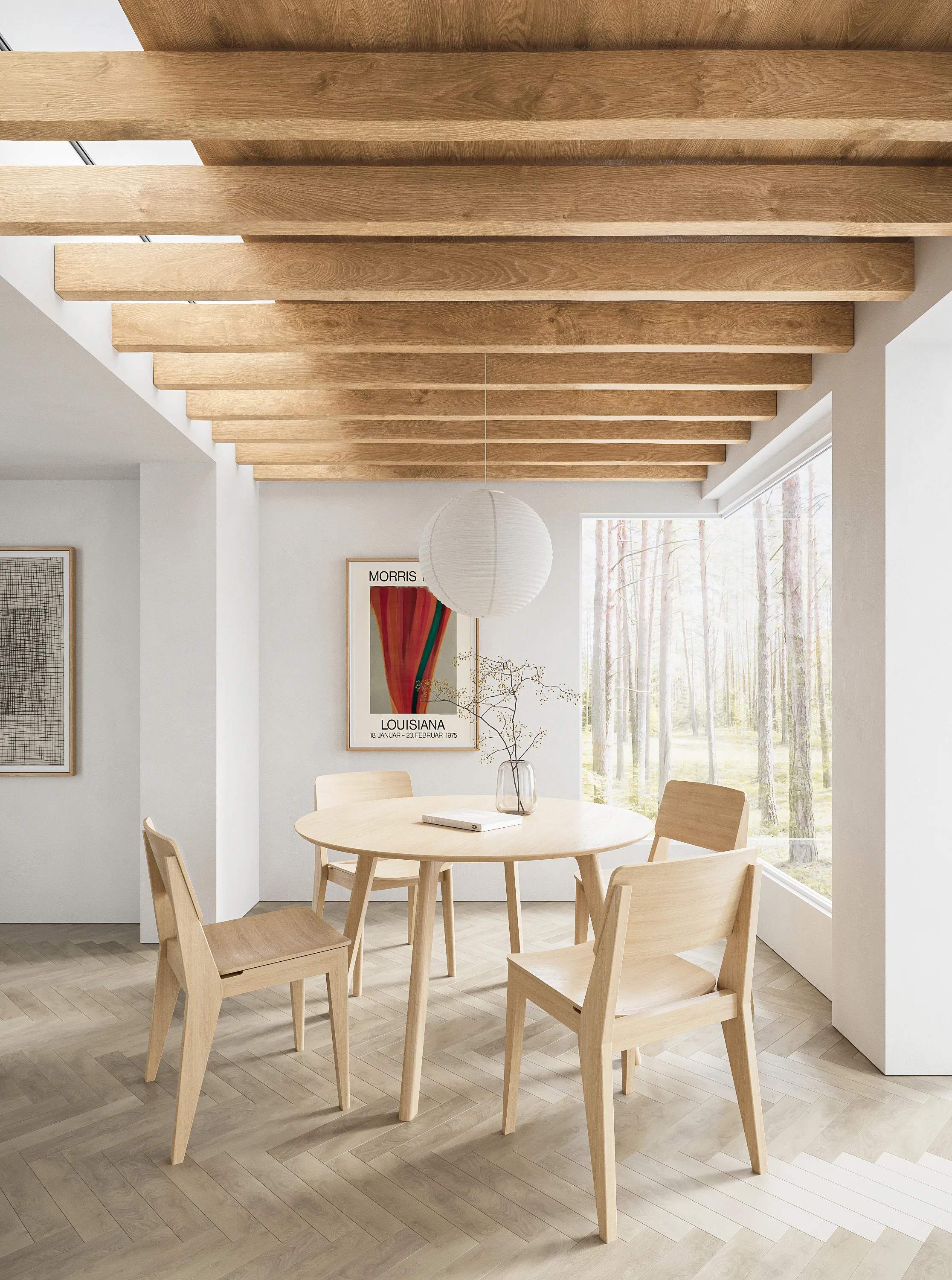 cinas Spiseborde Elvo Spisebord i Natur, 3