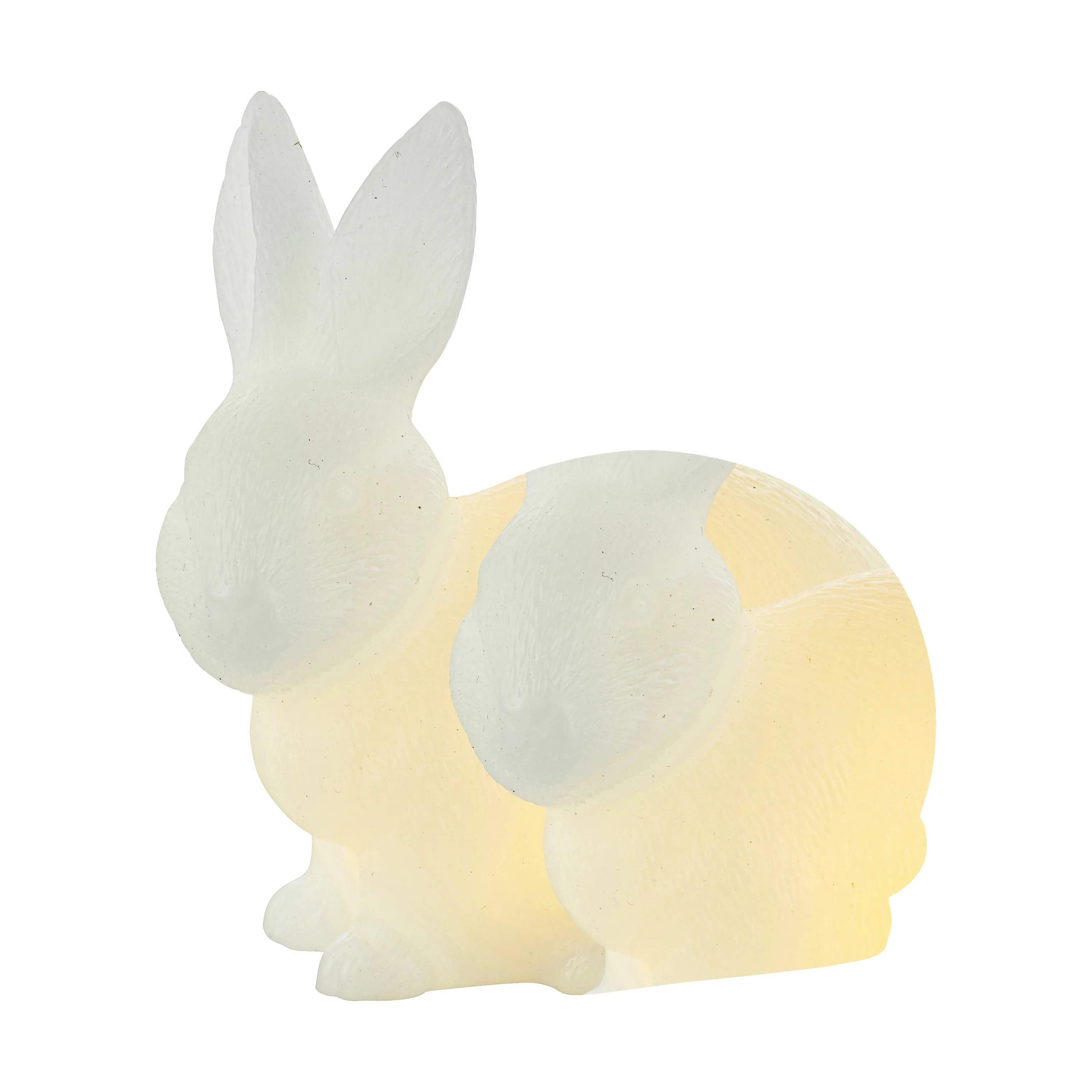 Sirius Lysdekoration Elin Lysdekoration Kanin - 2 stk. i 10 cm, 1