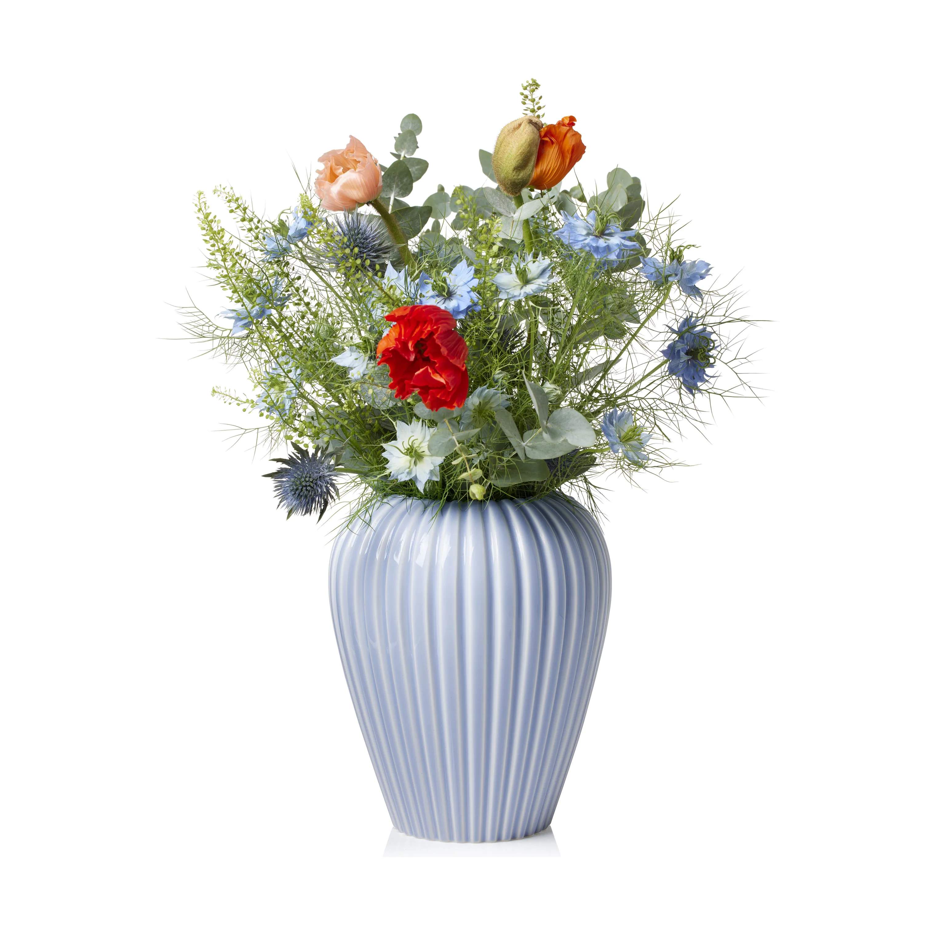 erik bagger a/s Vaser Eslau Lilje Vase i blå, 20 cm, 4