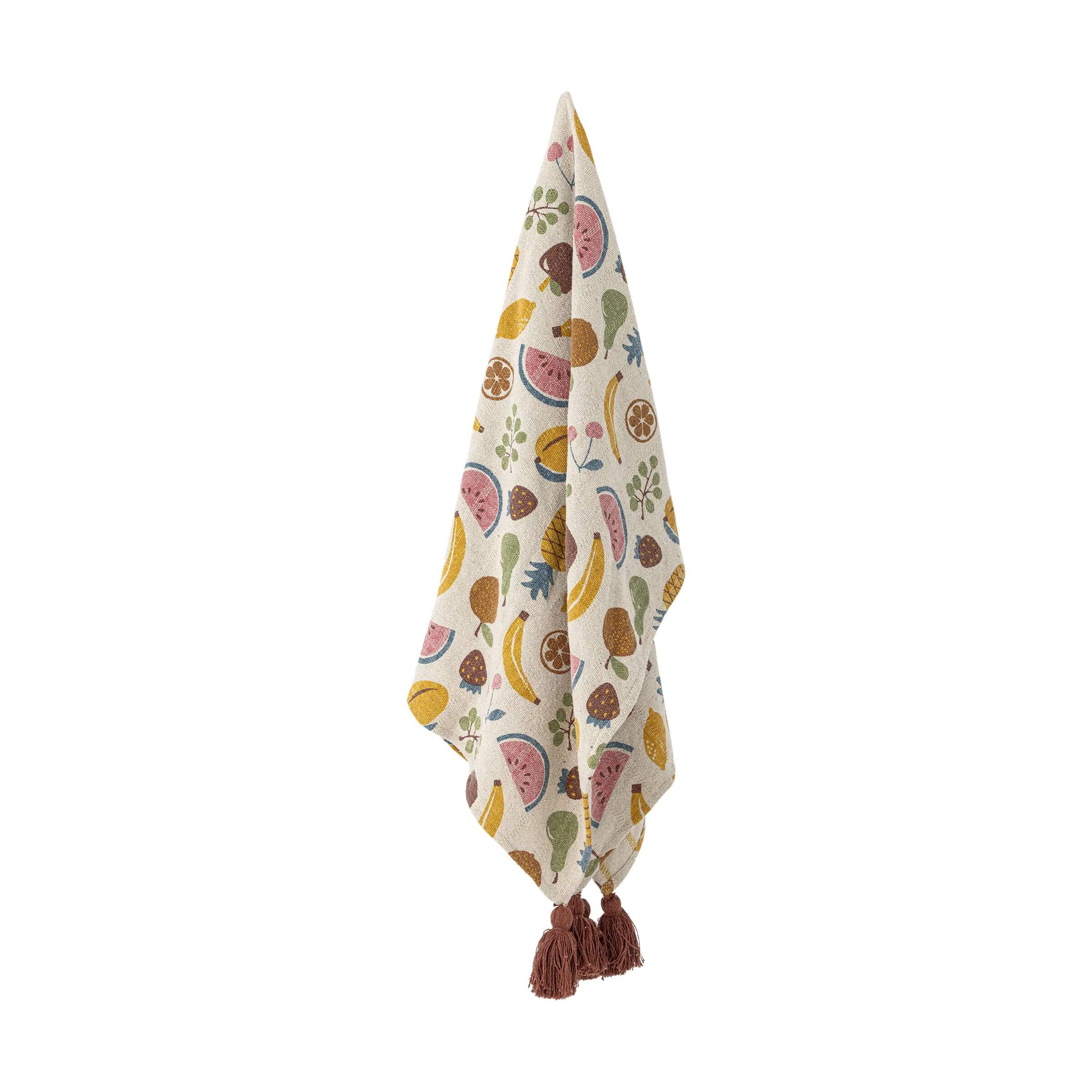 Bloomingville Mini Plaider Fruitta Plaid i Gul, 4